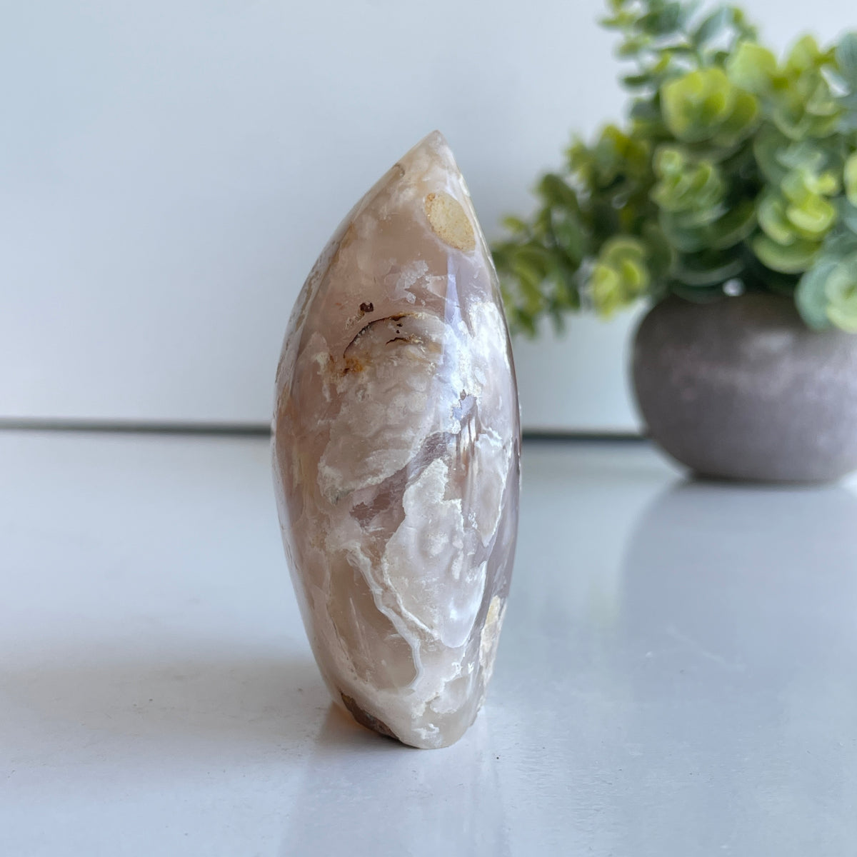 Flower Agate Flame 7.4cm