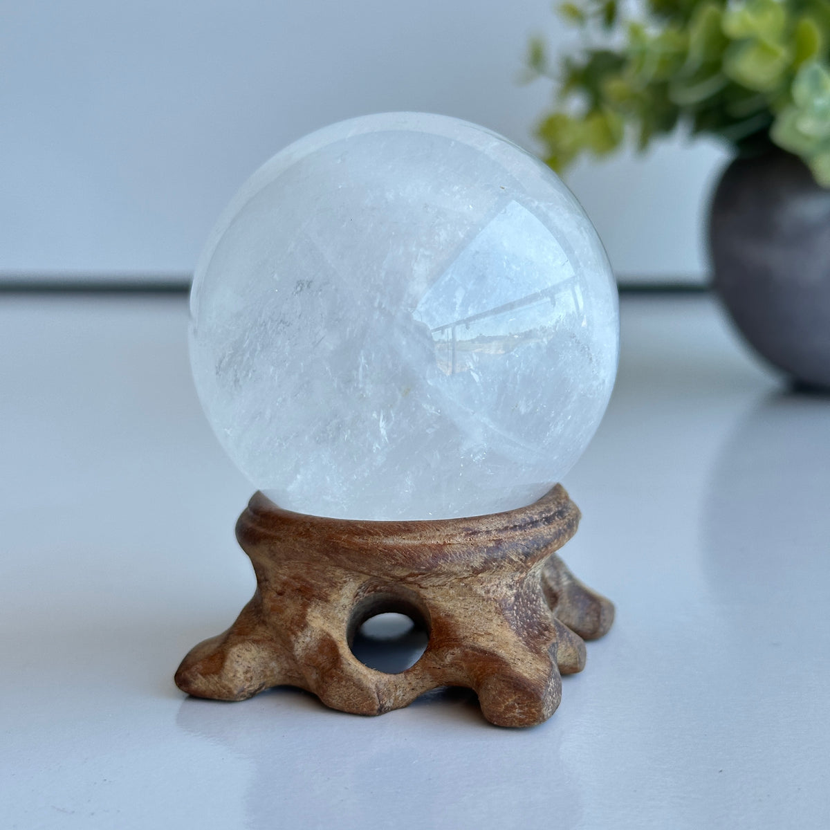 Clear Quartz Sphere 5.3cm