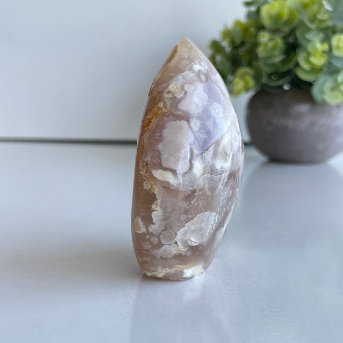 Flower Agate Flame 7.4cm