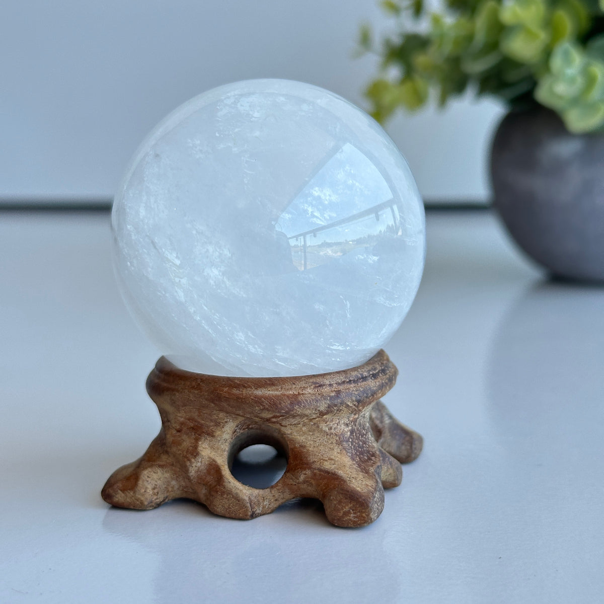 Clear Quartz Sphere 5.3cm