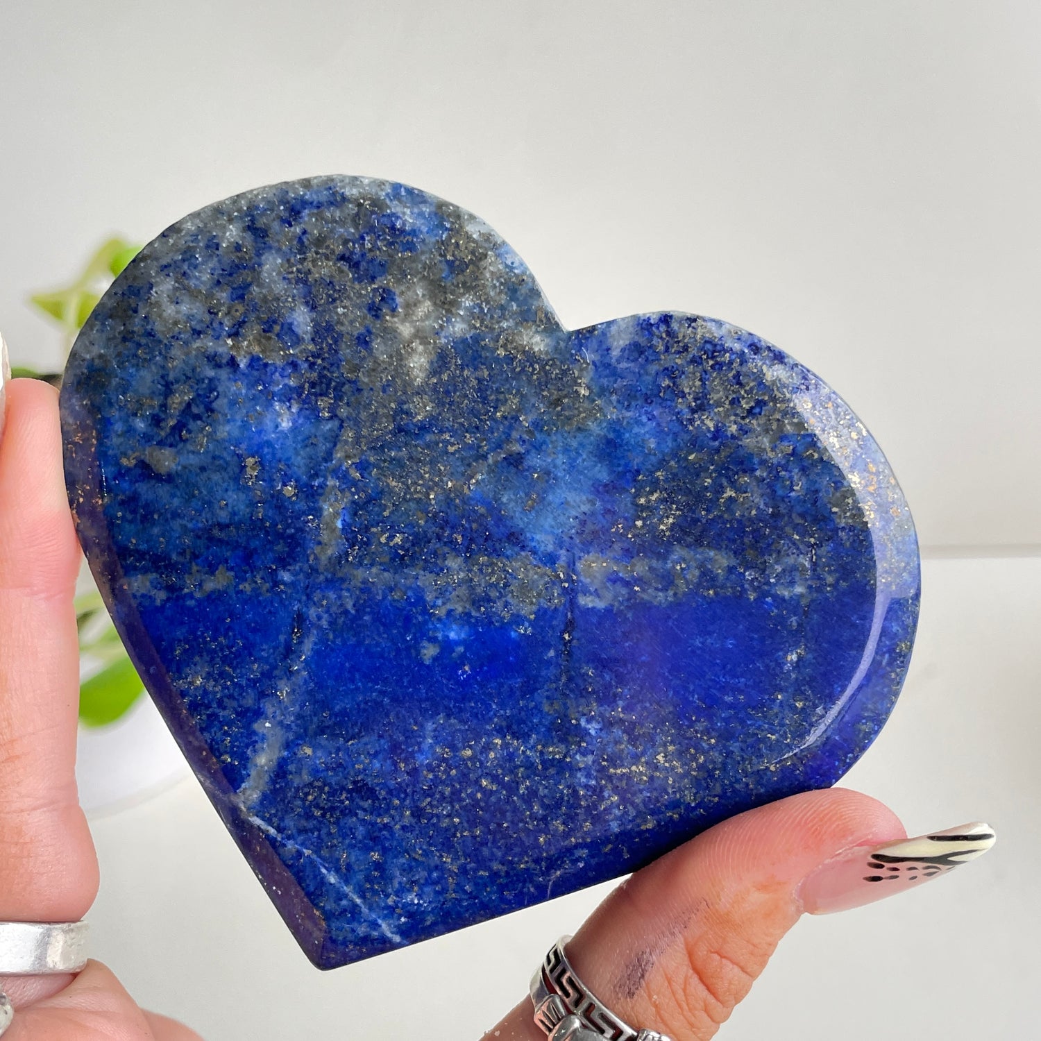 Lapis Lazuli Heart 9.7cm