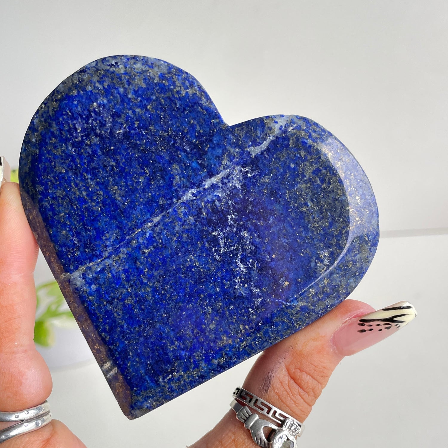 Lapis Lazuli Heart 8.9cm