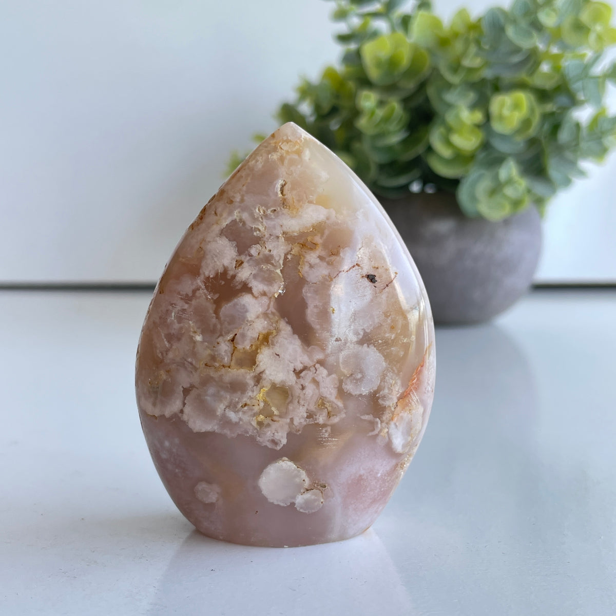 Flower Agate Flame 7.3cm