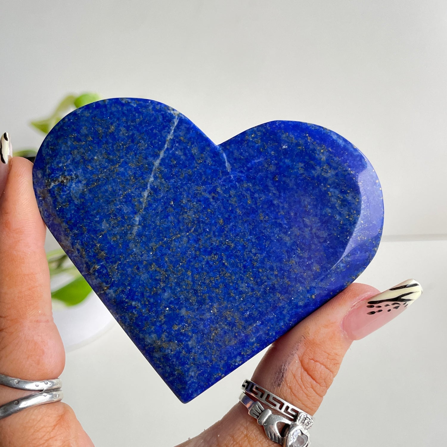 Lapis Lazuli Heart 8.5cm