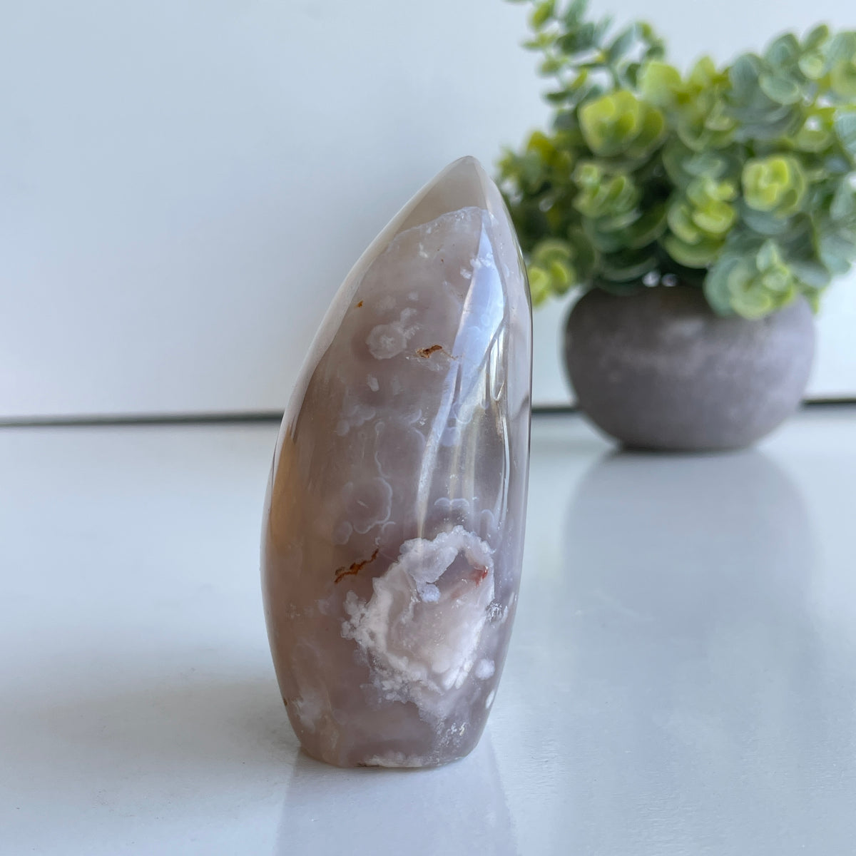 Flower Agate Flame 8.4cm