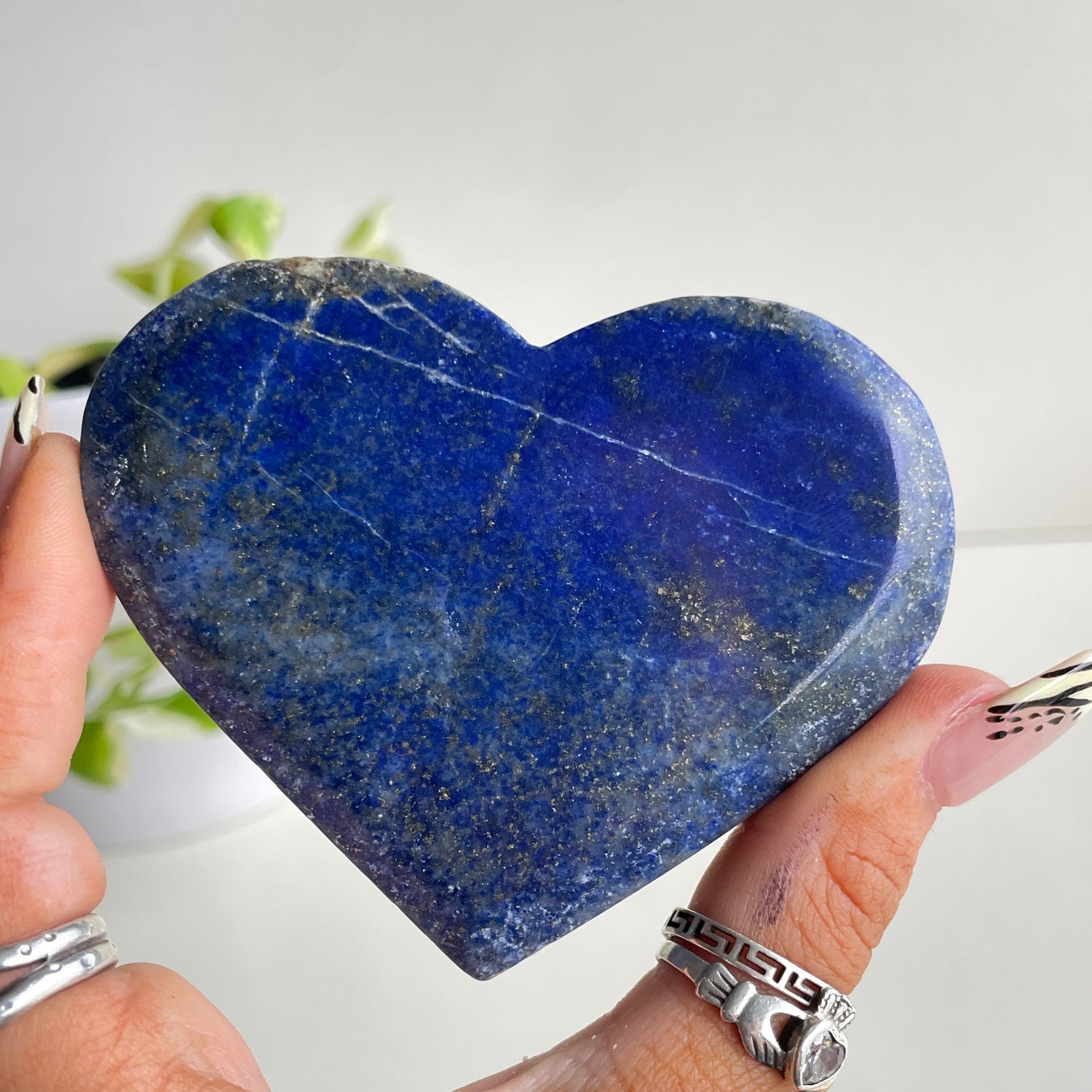 Lapis Lazuli Heart 8.5cm