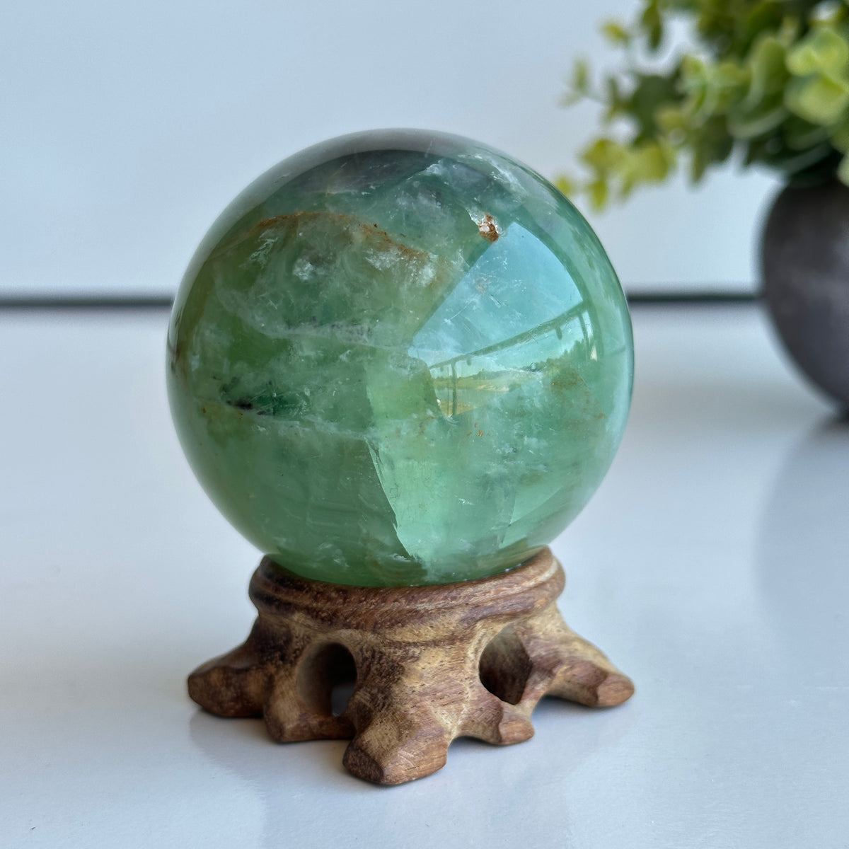 Fluorite Sphere 6.3cm