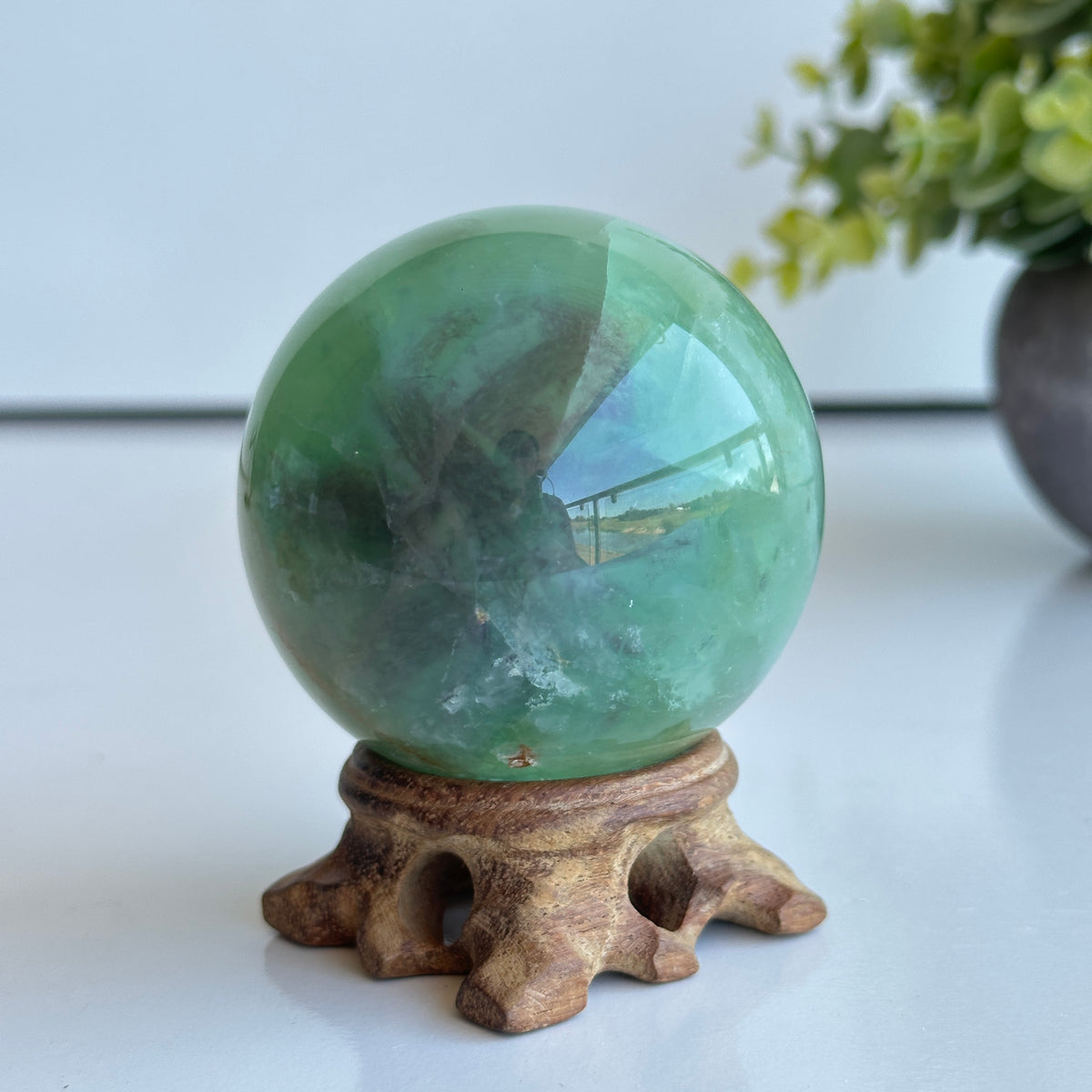 Fluorite Sphere 6.3cm