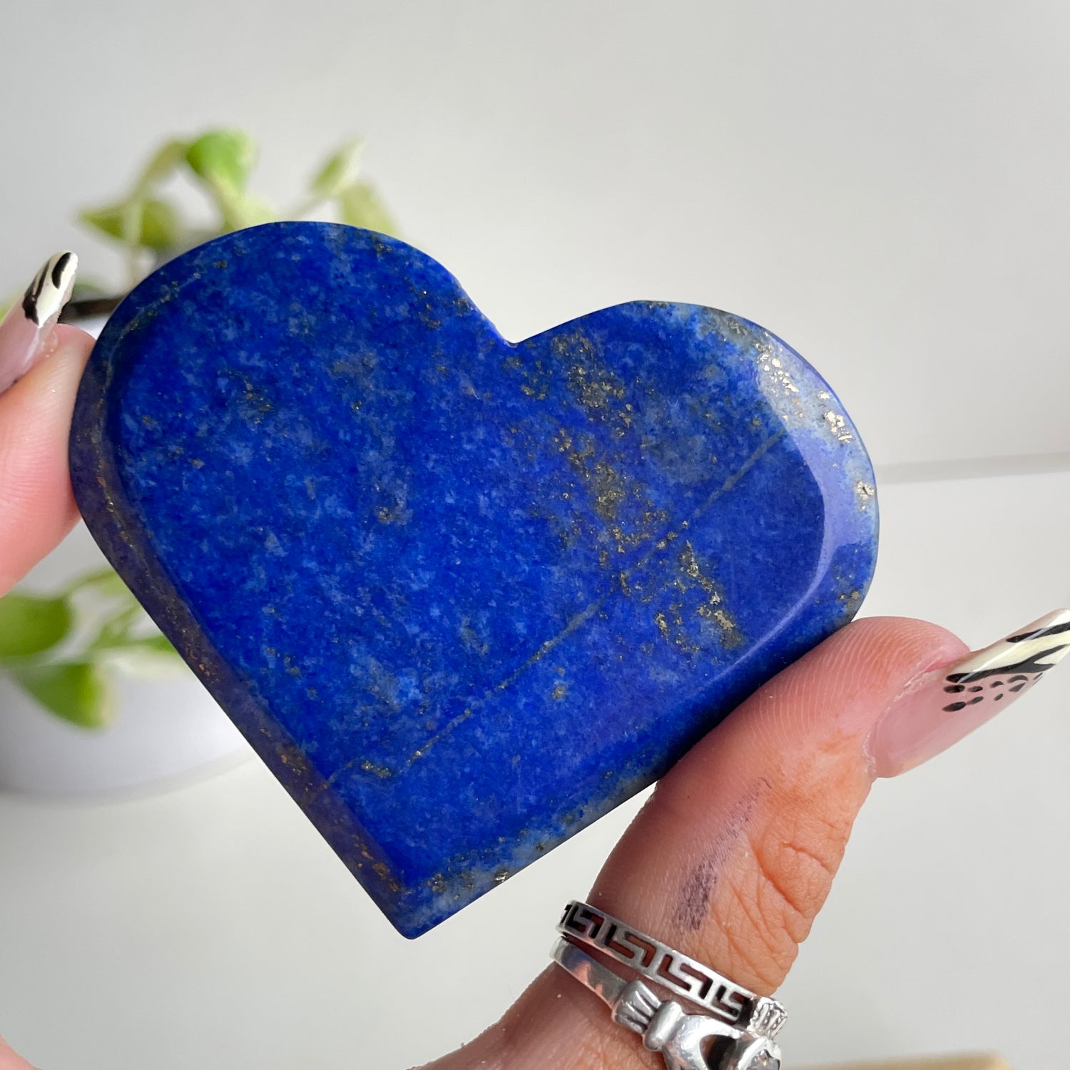 Lapis Lazuli Heart 7cm