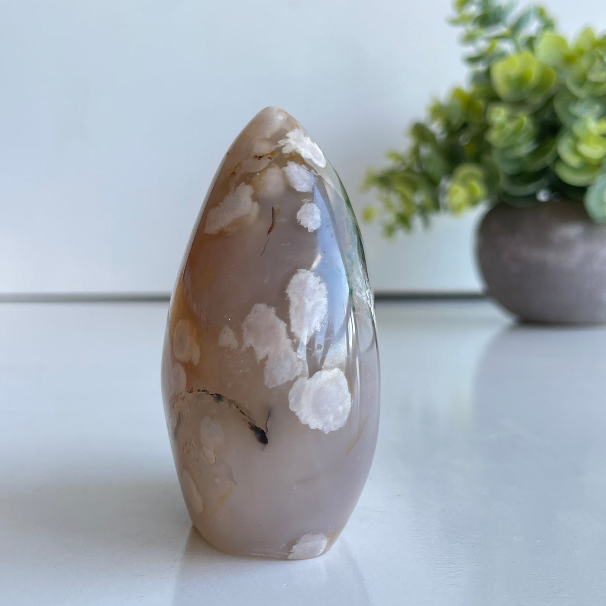 Flower Agate Flame 7.4cm