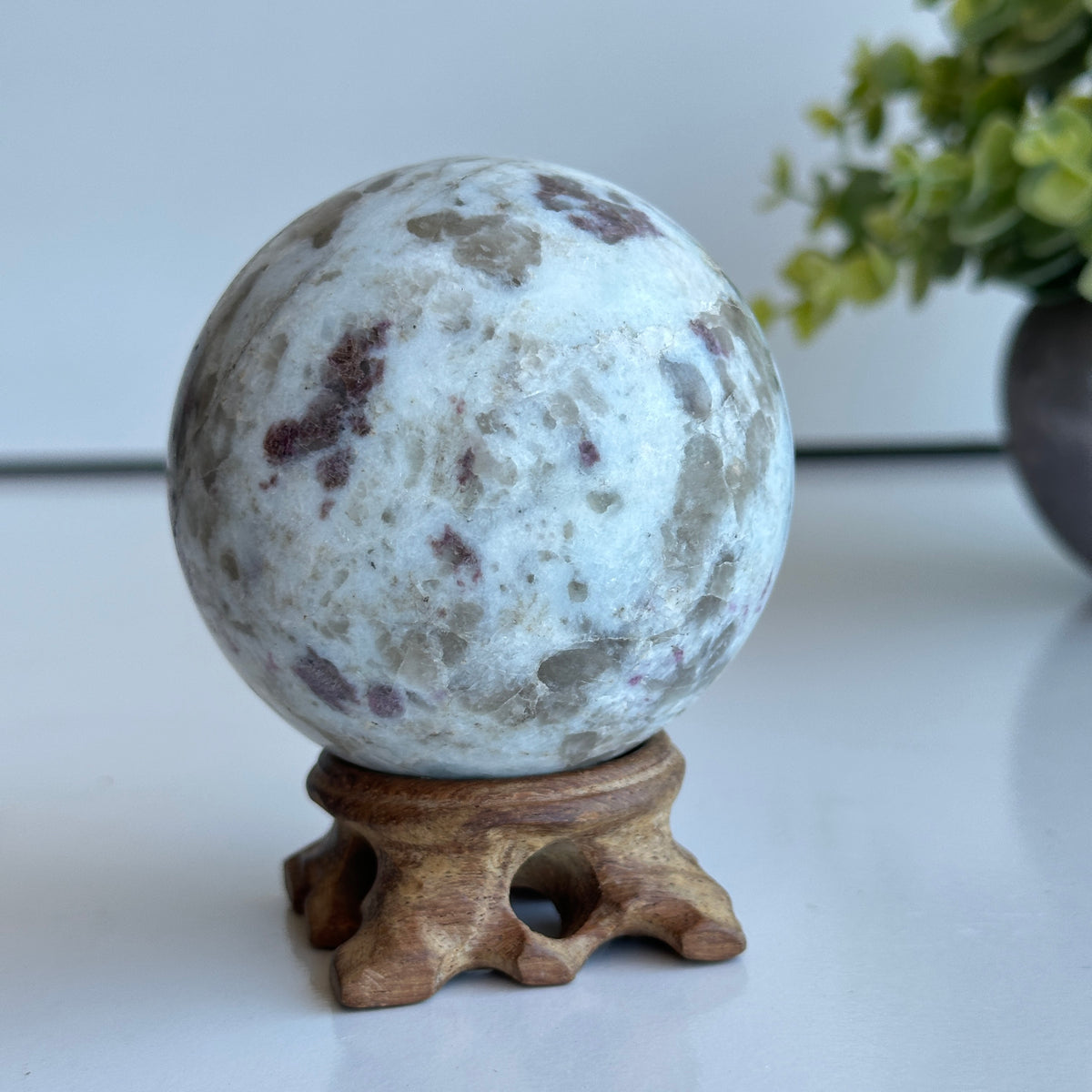 Pink Tourmaline Sphere 7cm