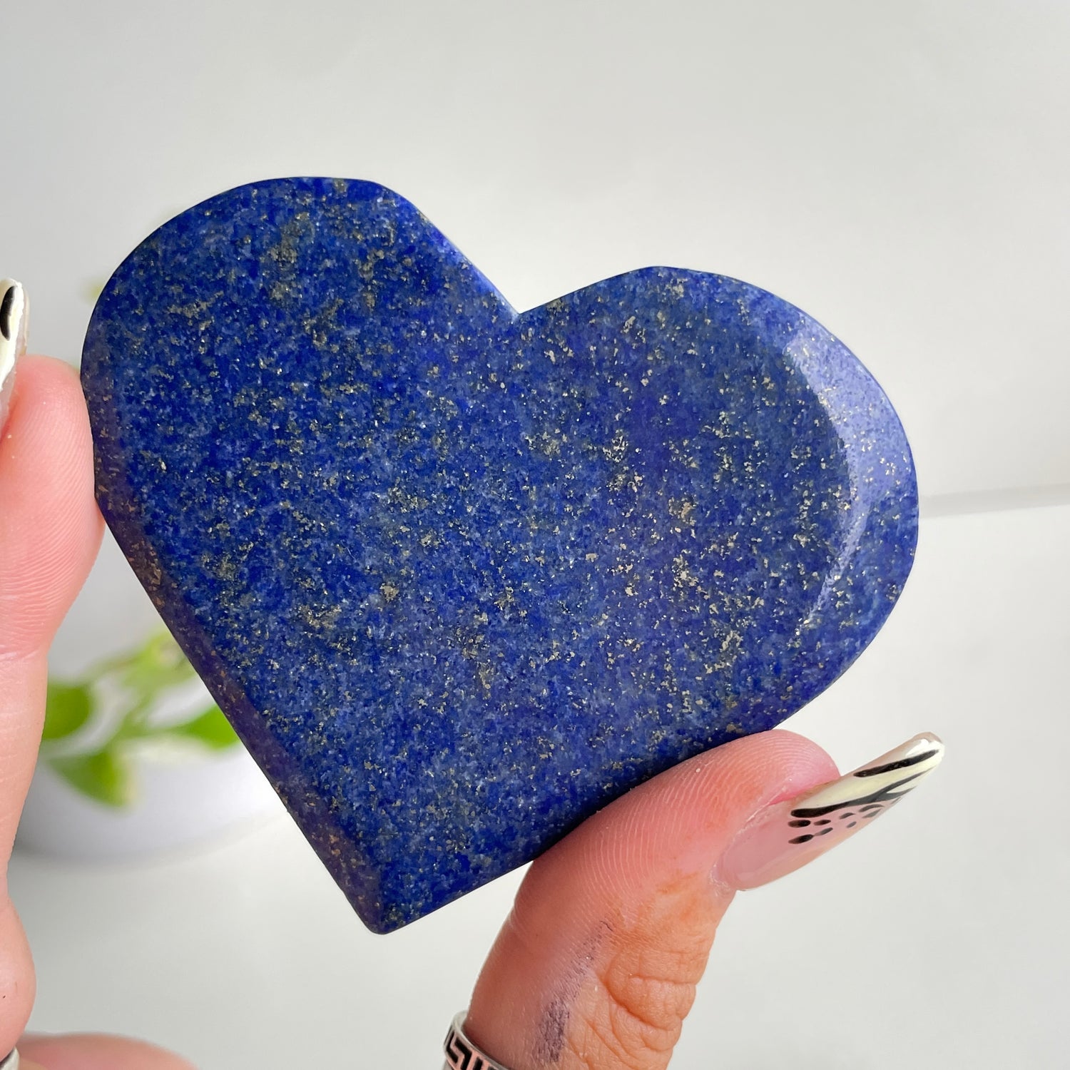 Lapis Lazuli Heart 7.1cm