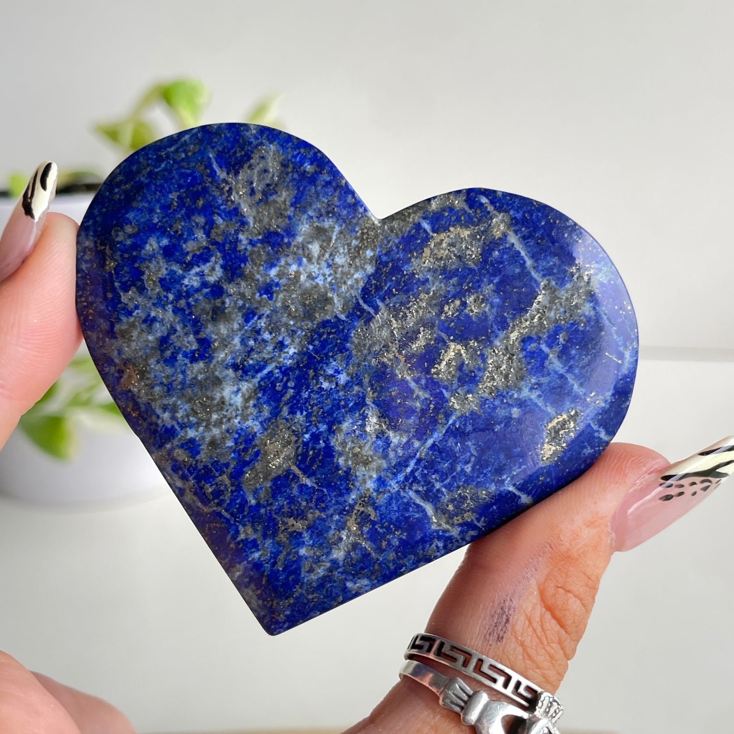 Lapis Lazuli Heart 7.1cm