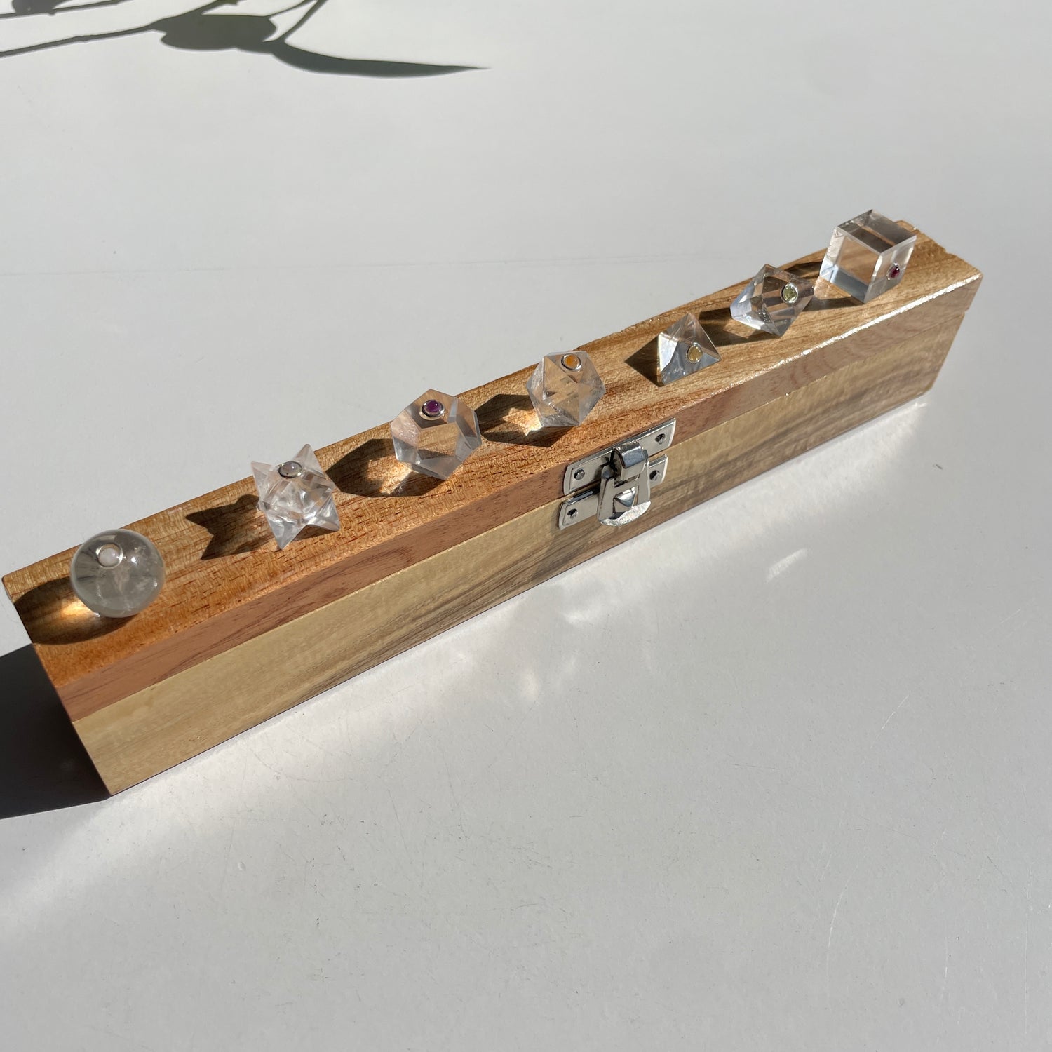 Sacred Geometry Boxed Crystal Set With Chakras