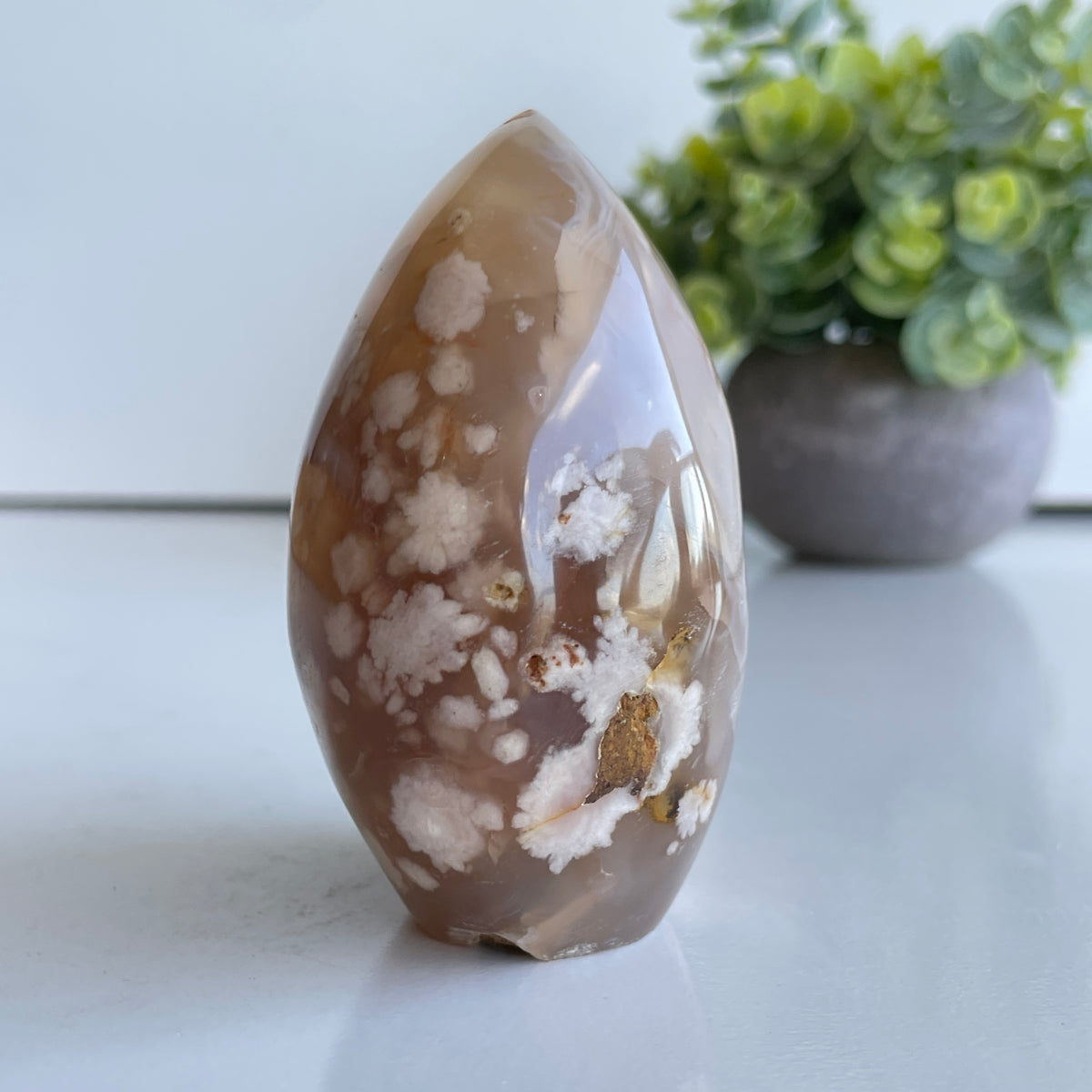 Flower Agate Flame 8.1cm