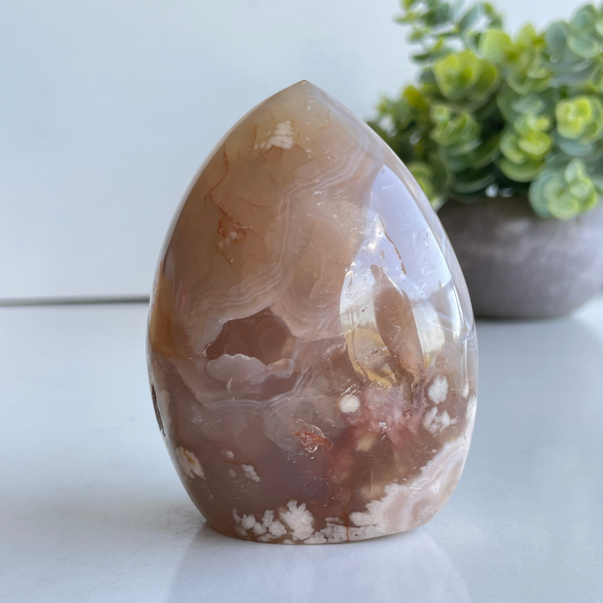 Flower Agate Flame 8.1cm