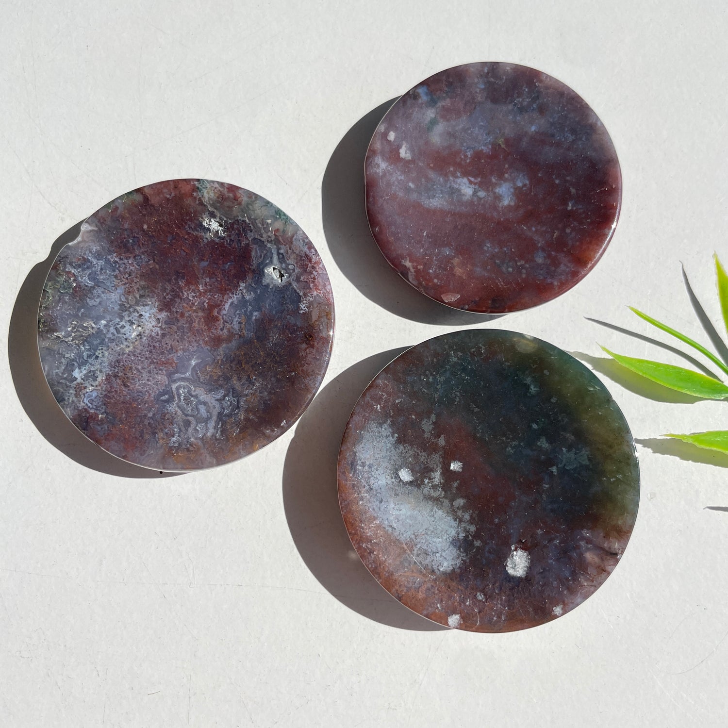 Moss Agate  Bowl Assorted