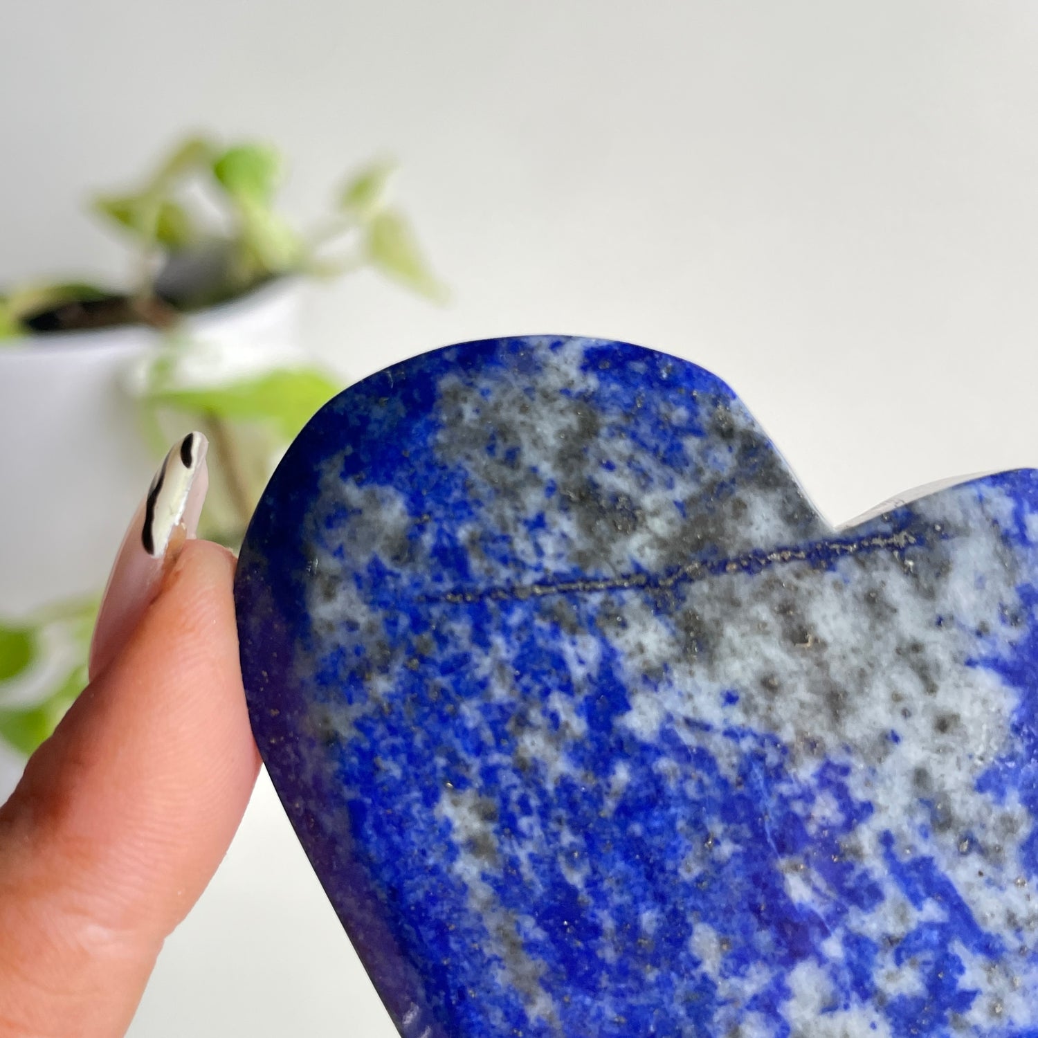 Lapis Lazuli Heart 6.6cm