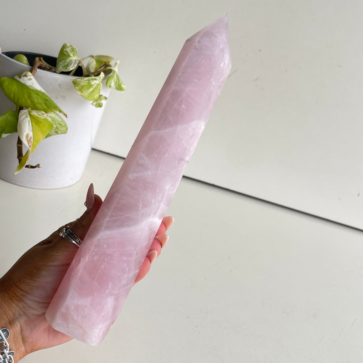 Rose Quartz Generator 25.4cm