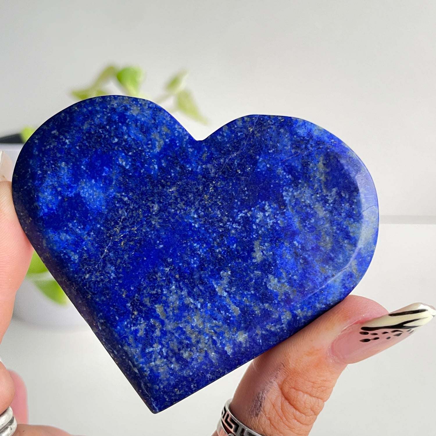Lapis Lazuli Heart 7.5cm