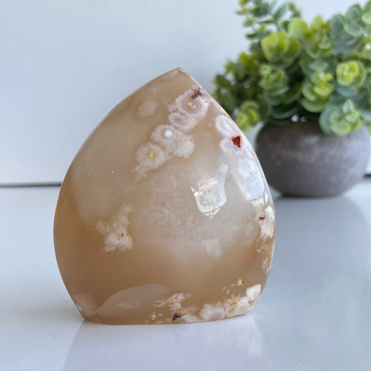 Flower Agate Flame 7.7cm