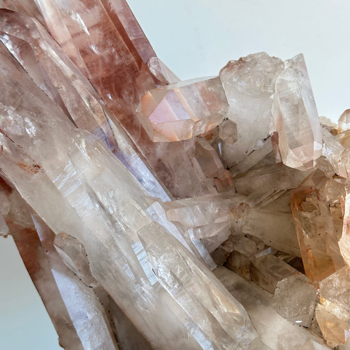 Pink Lemurian Cluster In Stand 9.750kg
