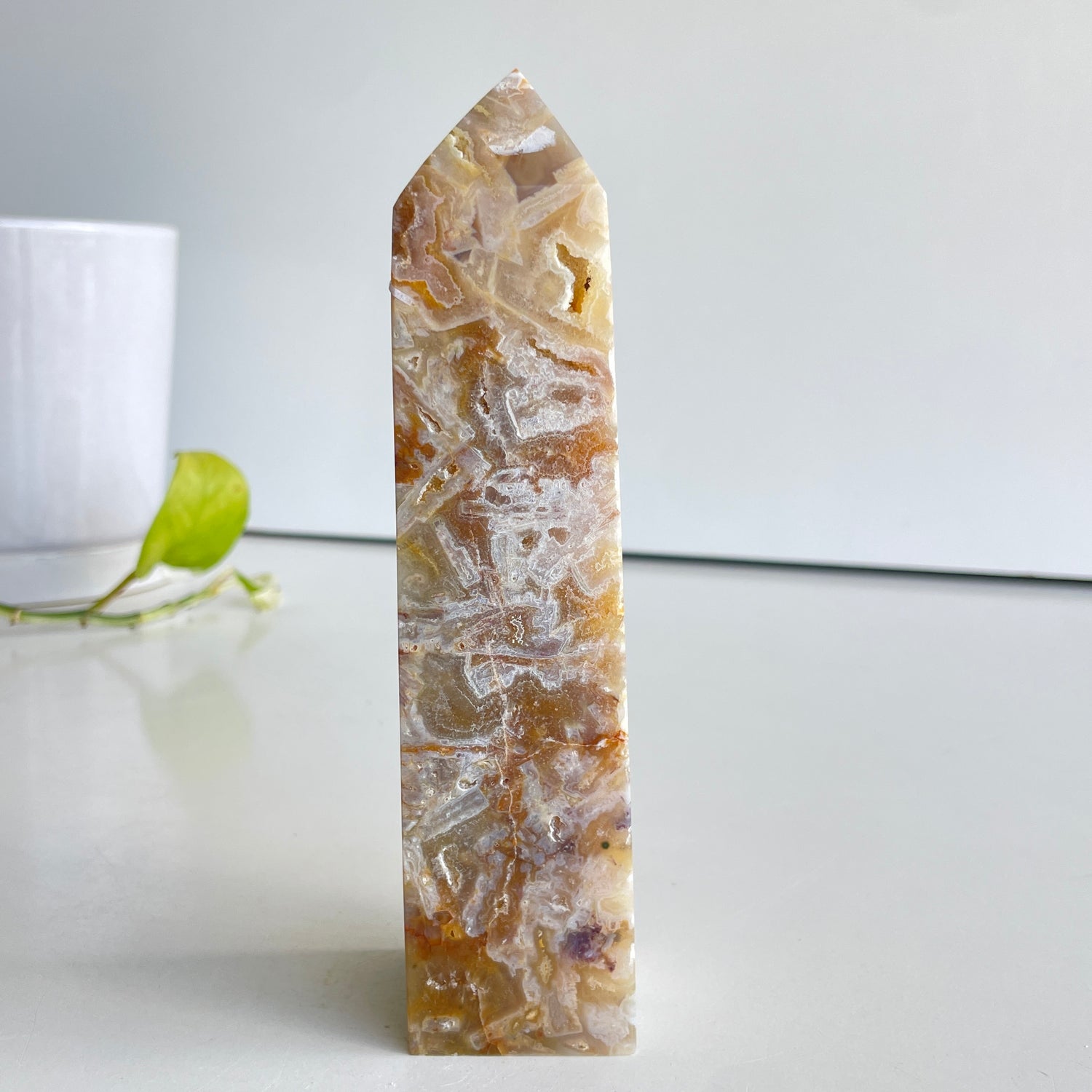 Pink Amethyst Obelisk 16.8cm