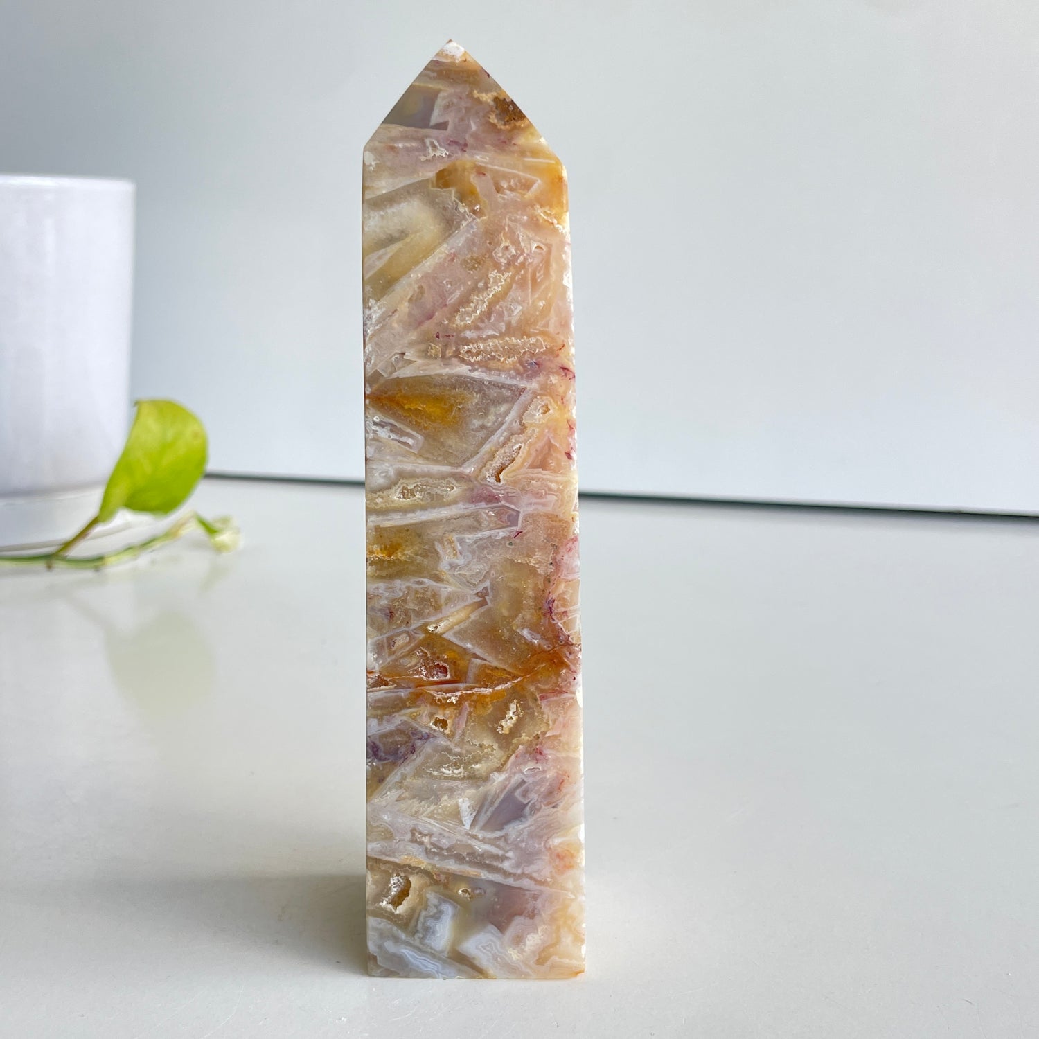 Pink Amethyst Obelisk 16.8cm