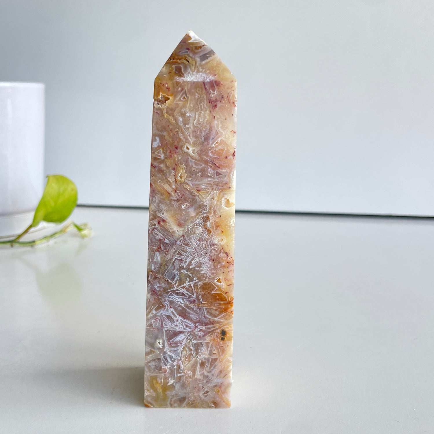 Pink Amethyst Obelisk 16.8cm