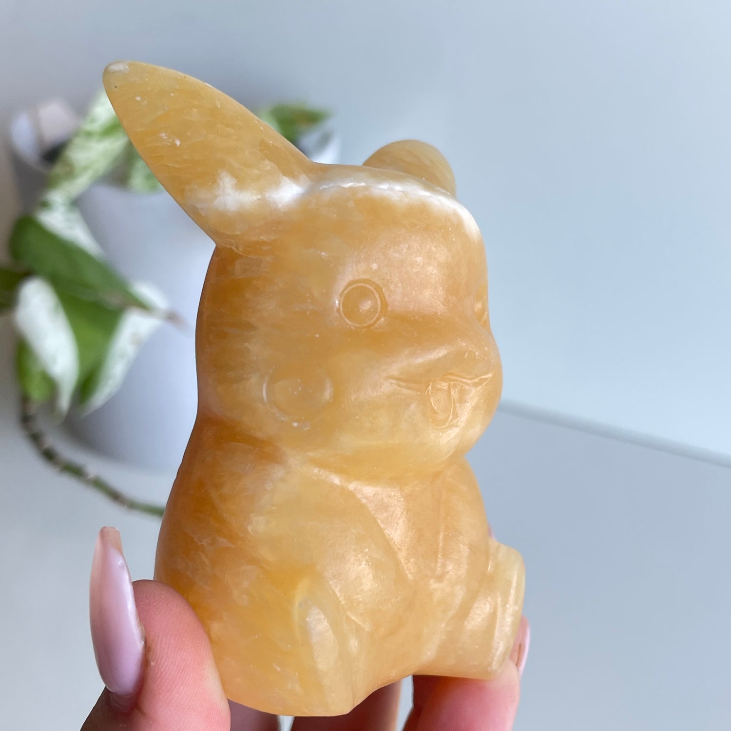 Orange Calcite Pikachu
