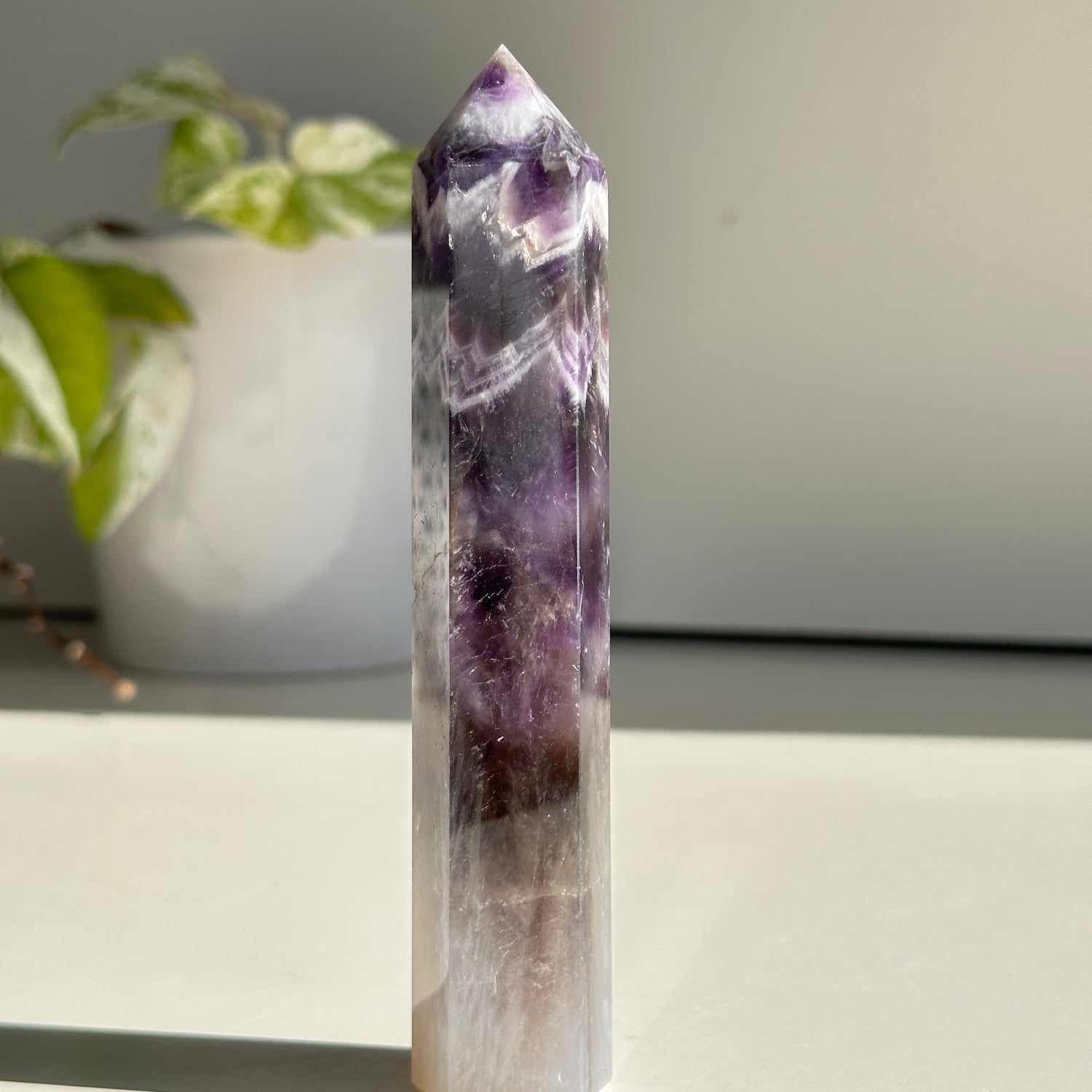 Chevron Amethyst Generator 13.8cm