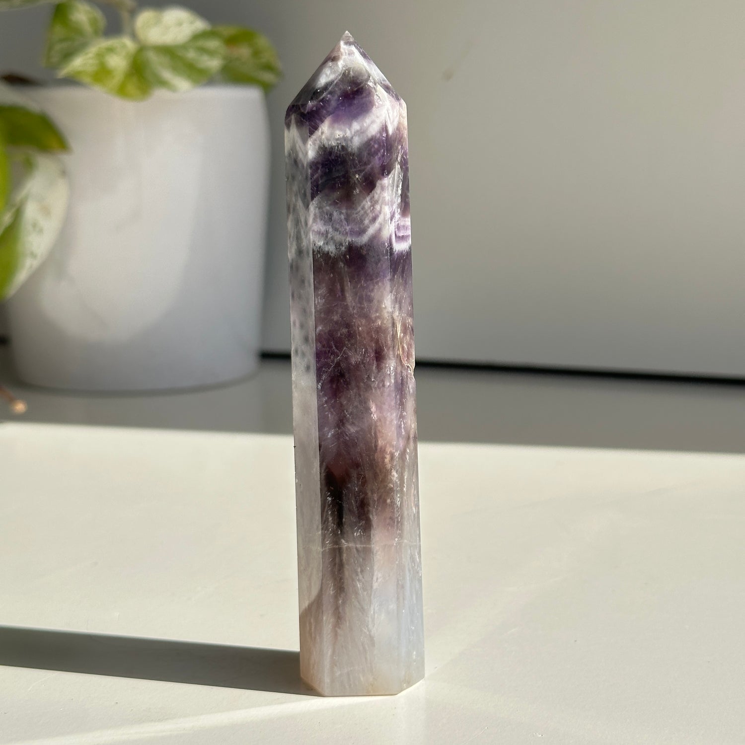 Chevron Amethyst Generator 13.8cm