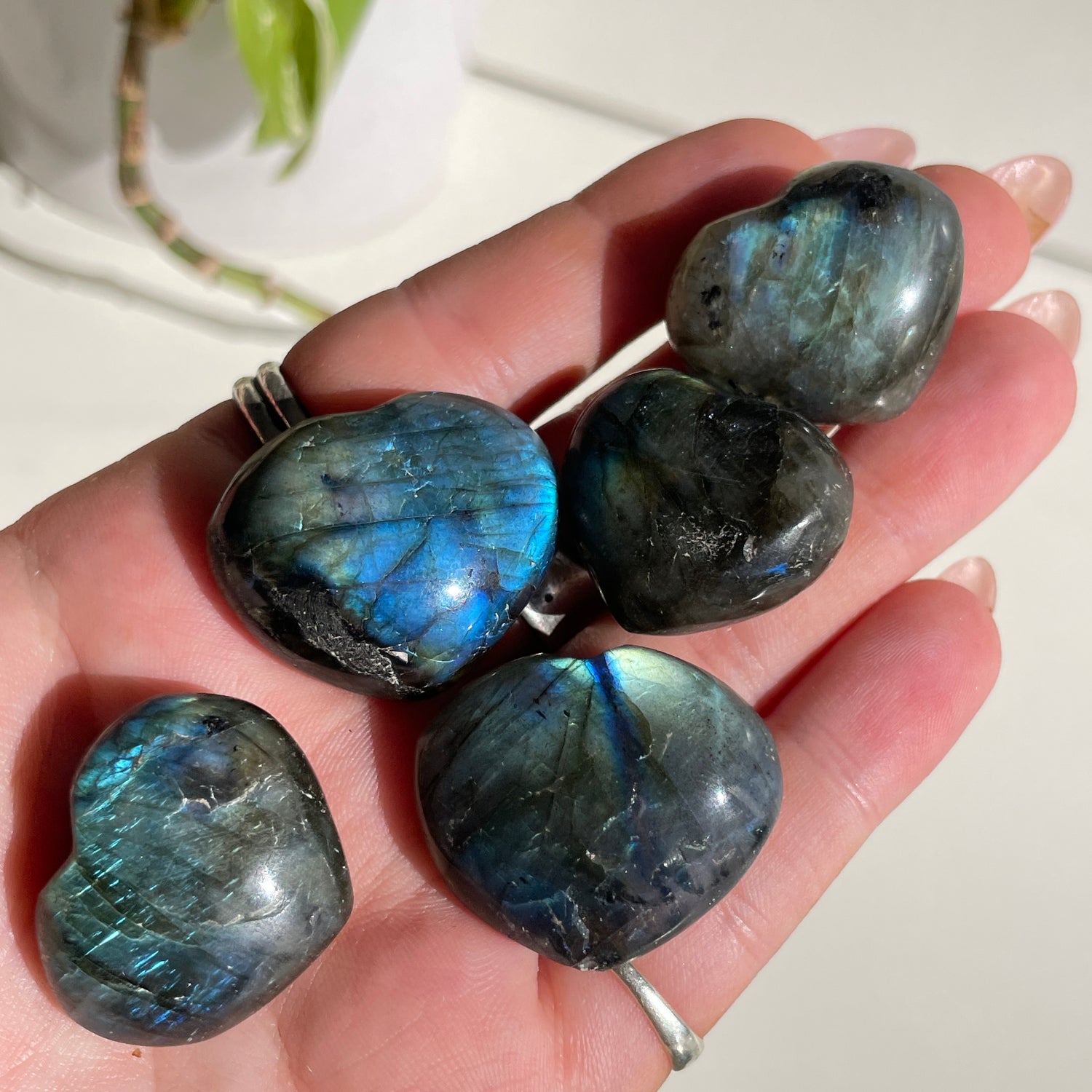 Labradorite Heart Sml