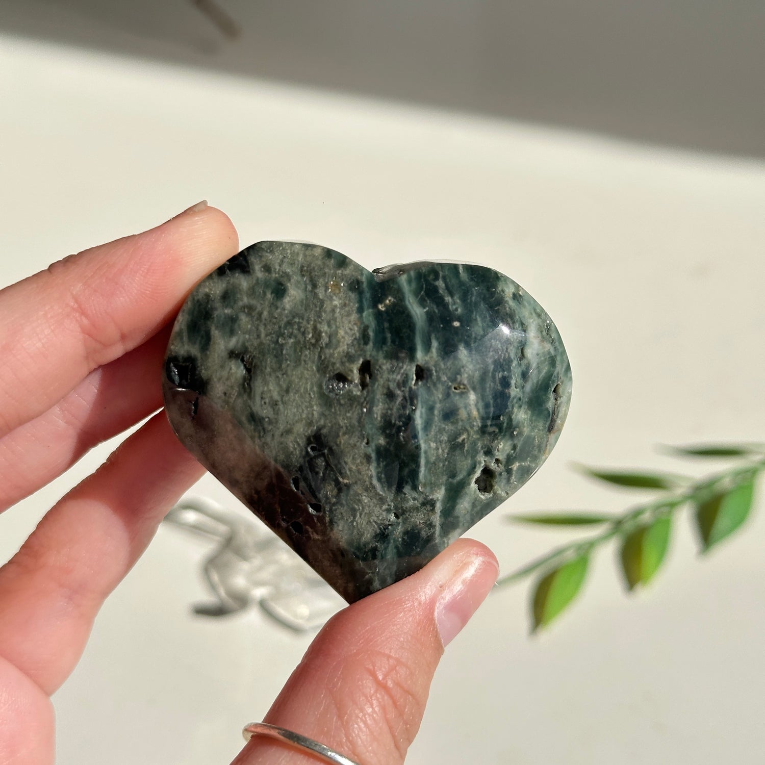 Ocean Jasper Heart 5.4cm