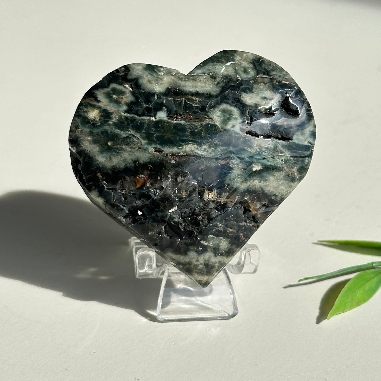 Ocean Jasper Heart 5.9cm