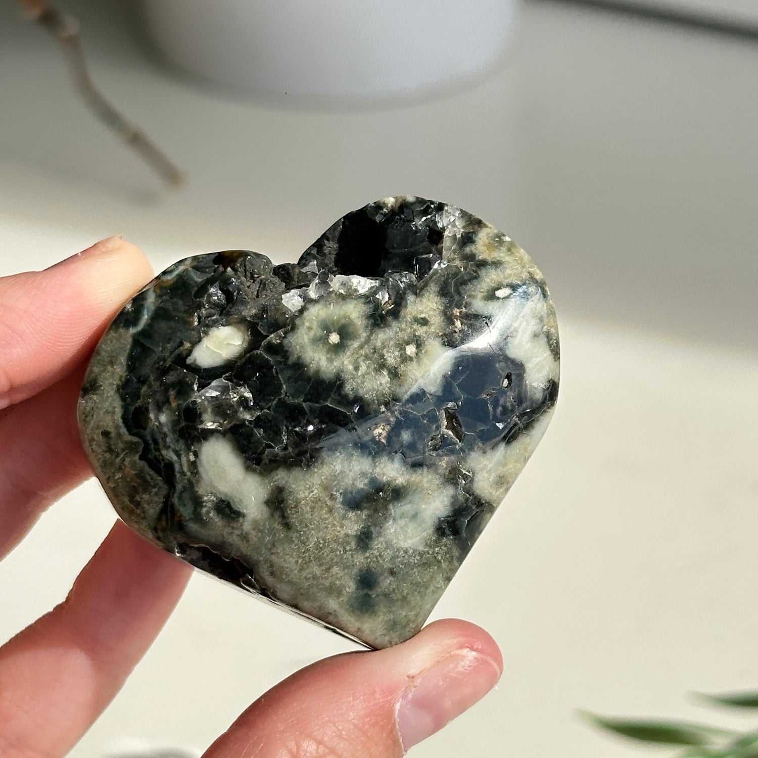 Ocean Jasper Heart 5.5cm