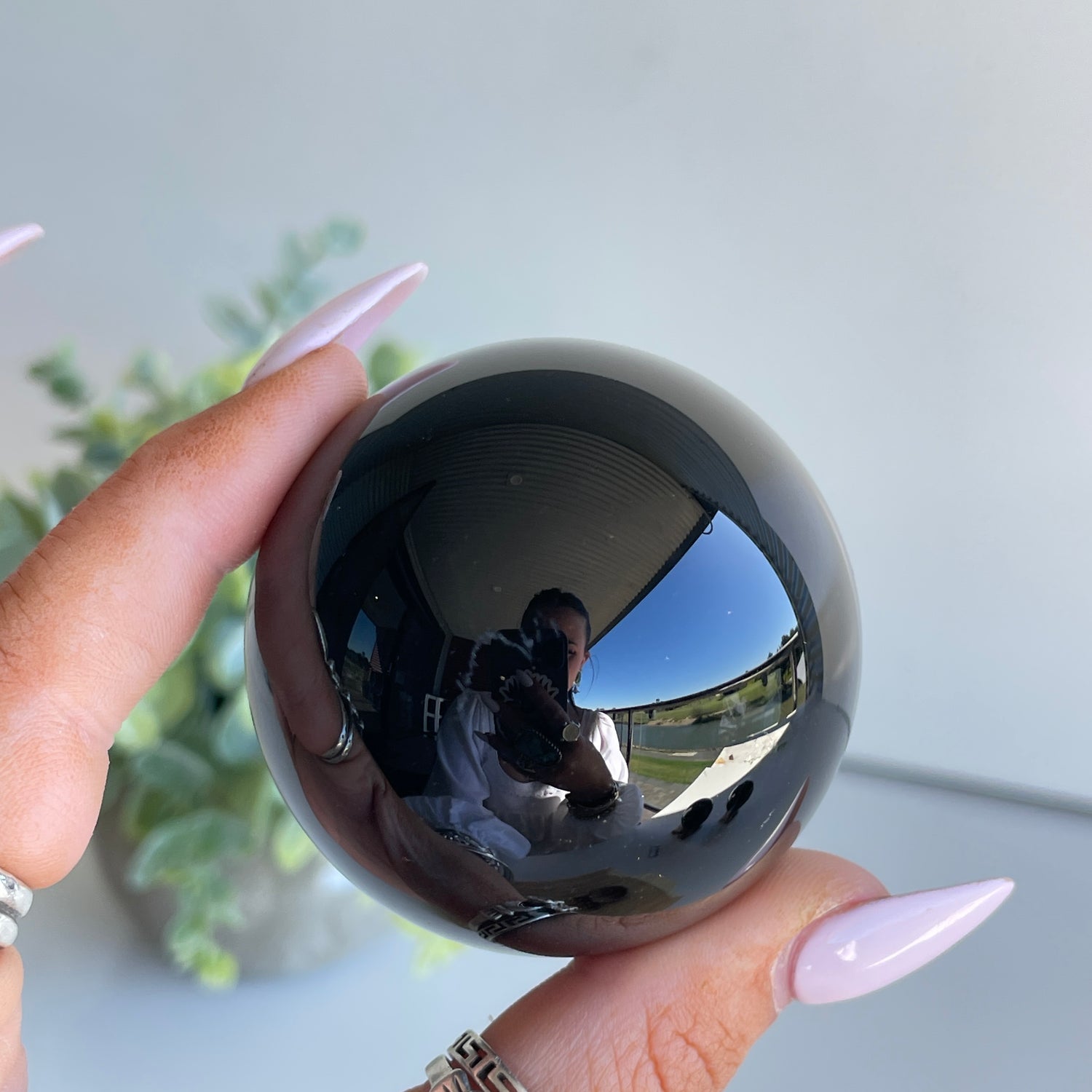 Black Obsidian Sphere 5cm