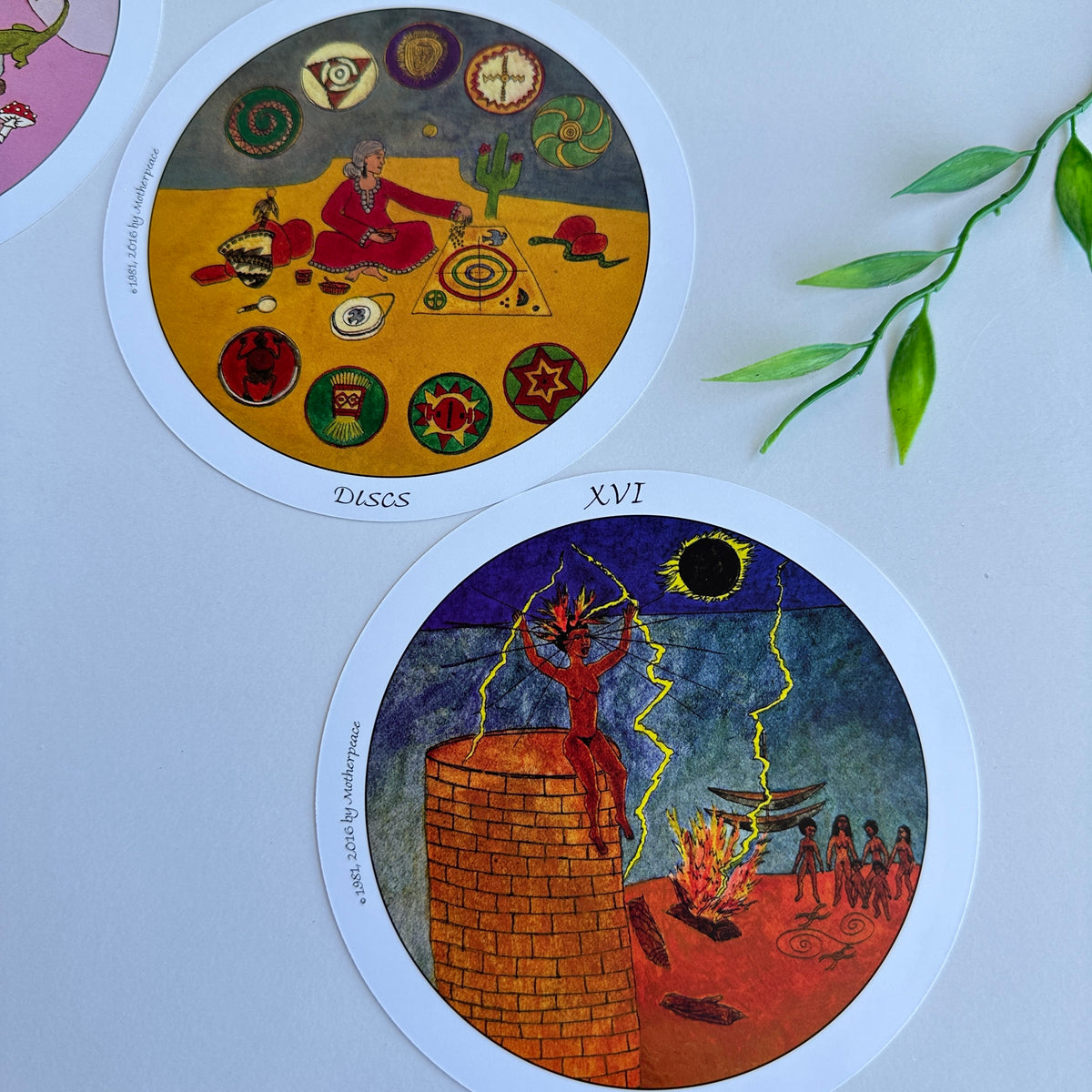 Motherpeace Round Tarot Deck