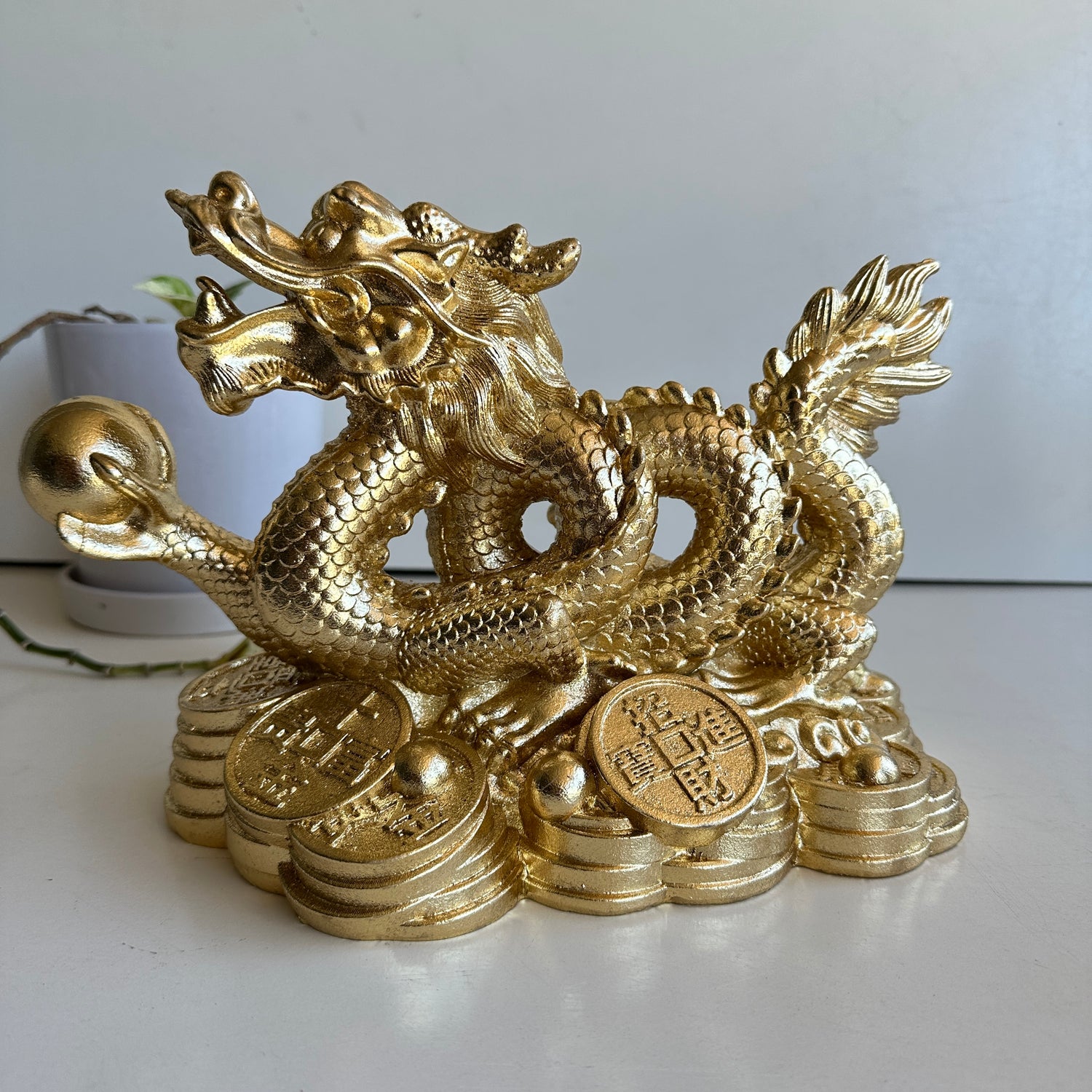 Gold Money Dragon BUDDCHIL