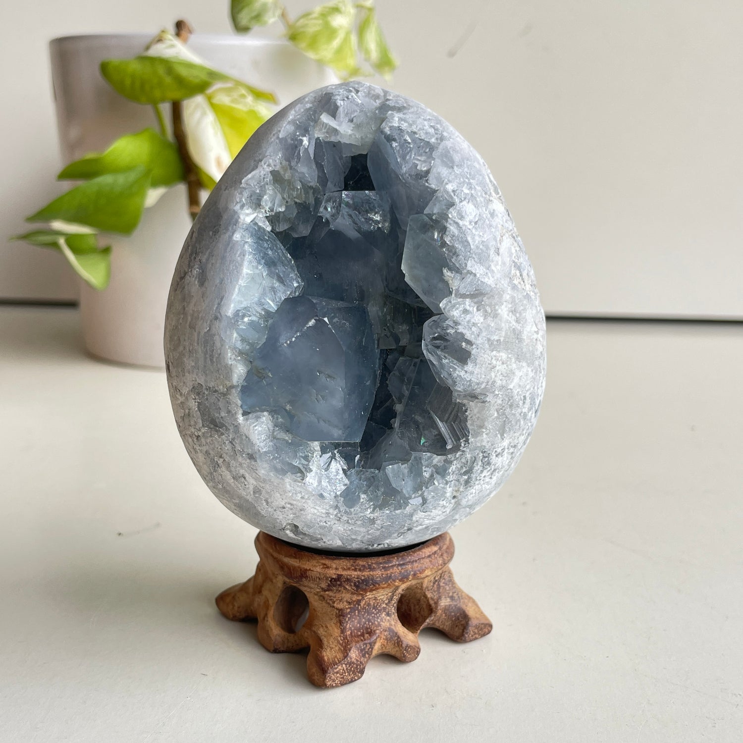 Celestite Geode Egg 1.070kg