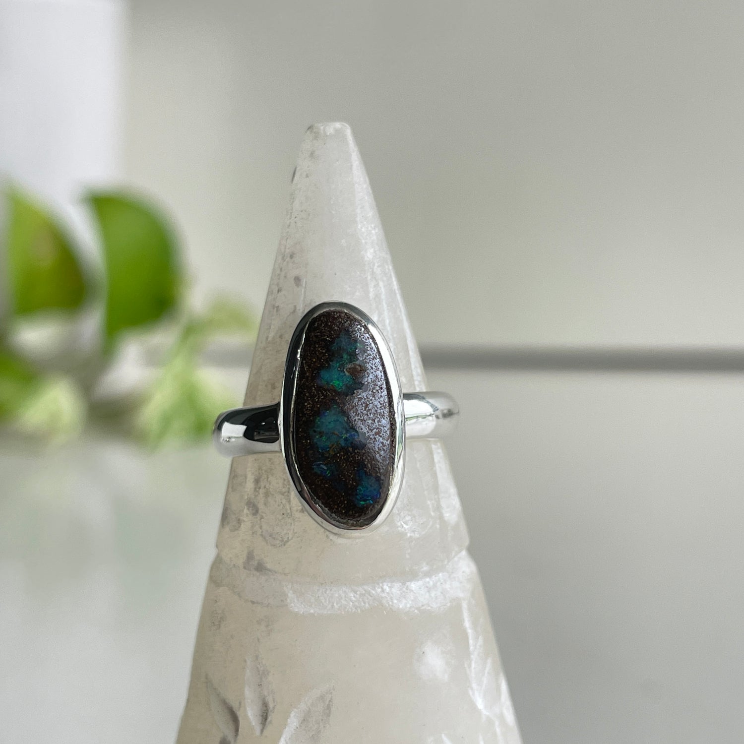 Boulder Opal Ring Sz6.5