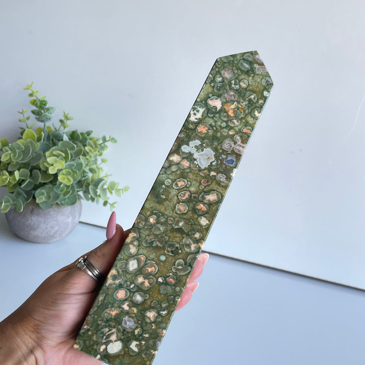 Rhyolite Obelisk 25cm