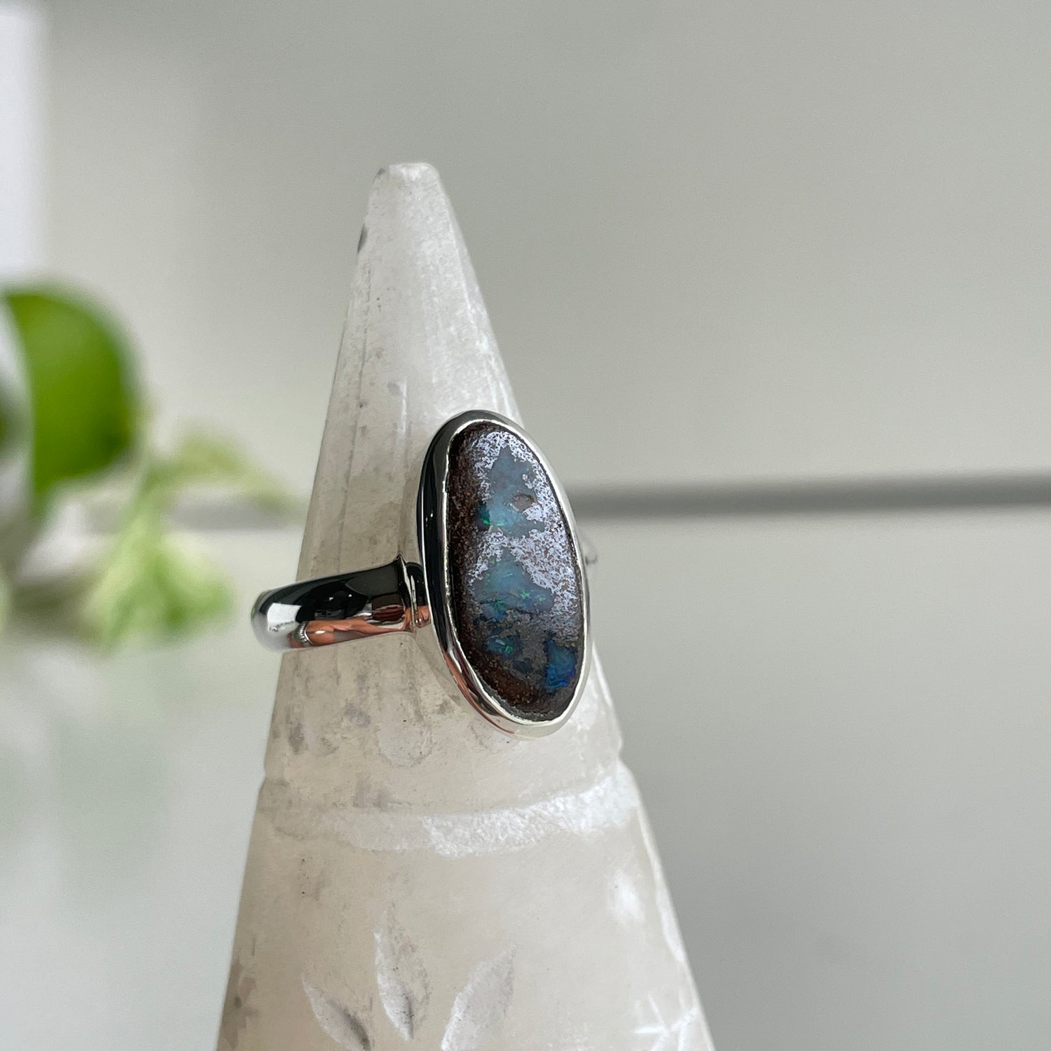 Boulder Opal Ring Sz6.5