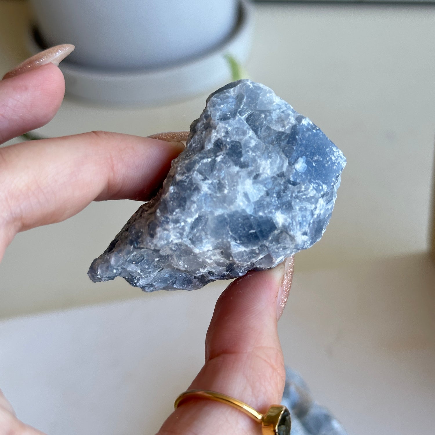 Blue Calcite Med Chunk