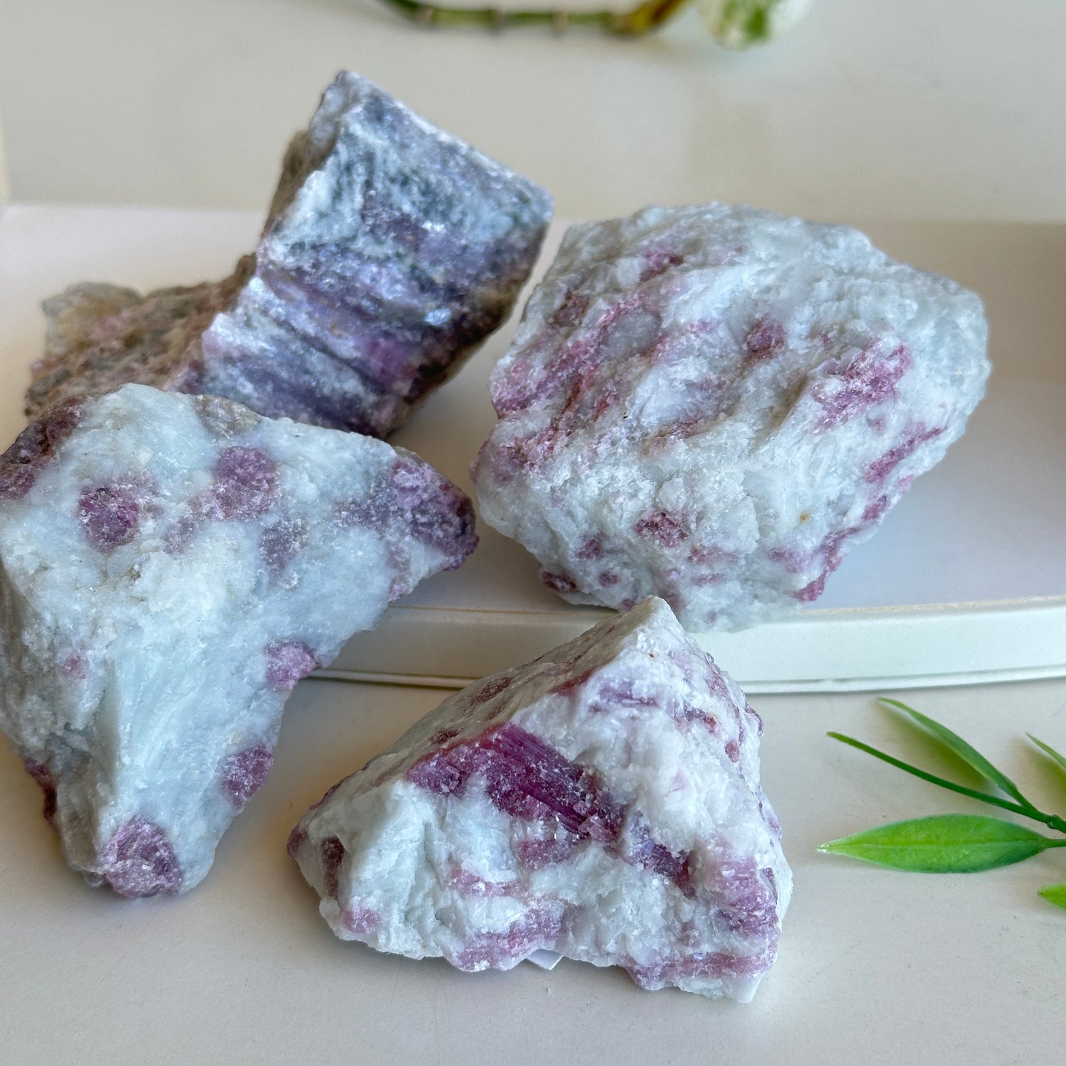 Pink Tourmaline Chunks