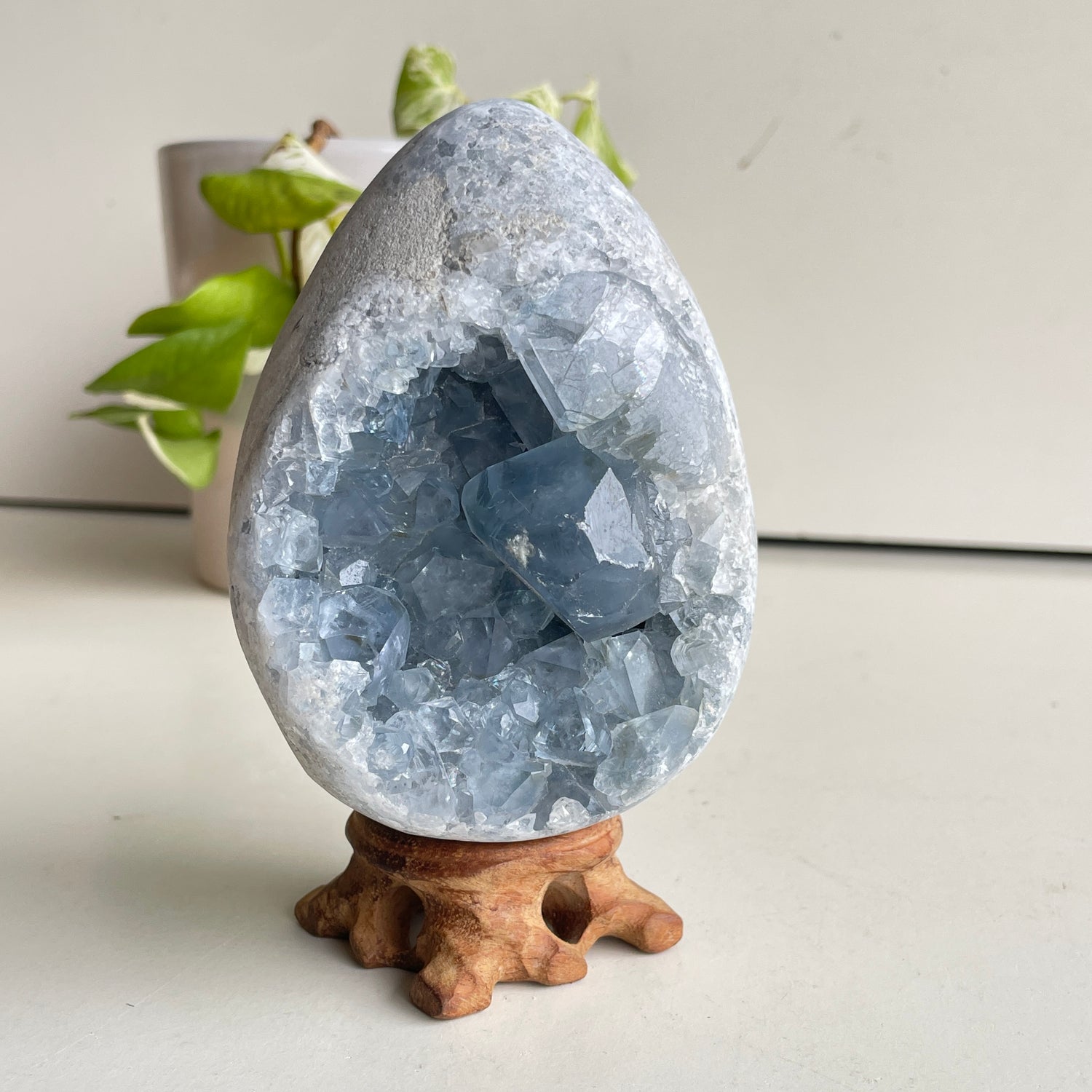 Celestite Geode Egg 1.154kg