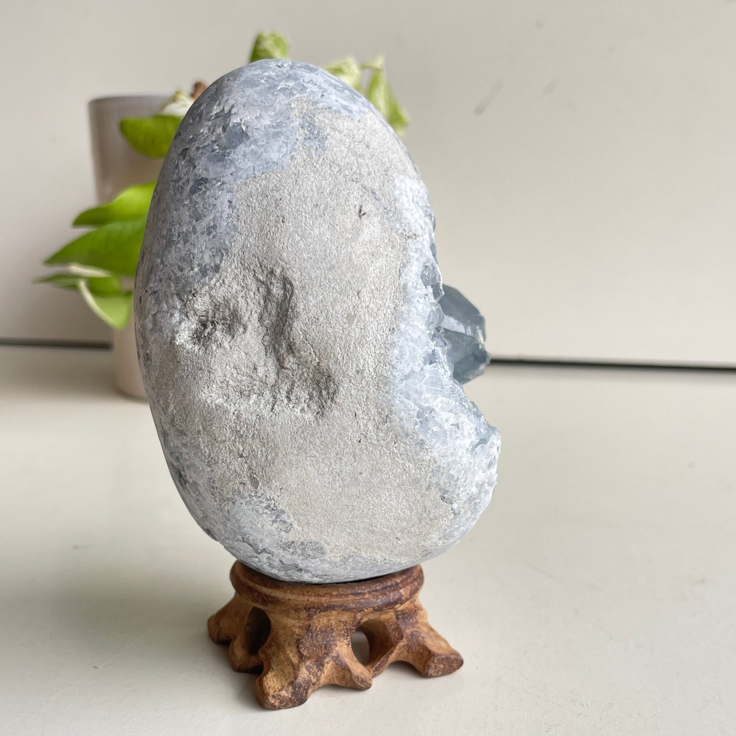 Celestite Geode Egg 1.154kg