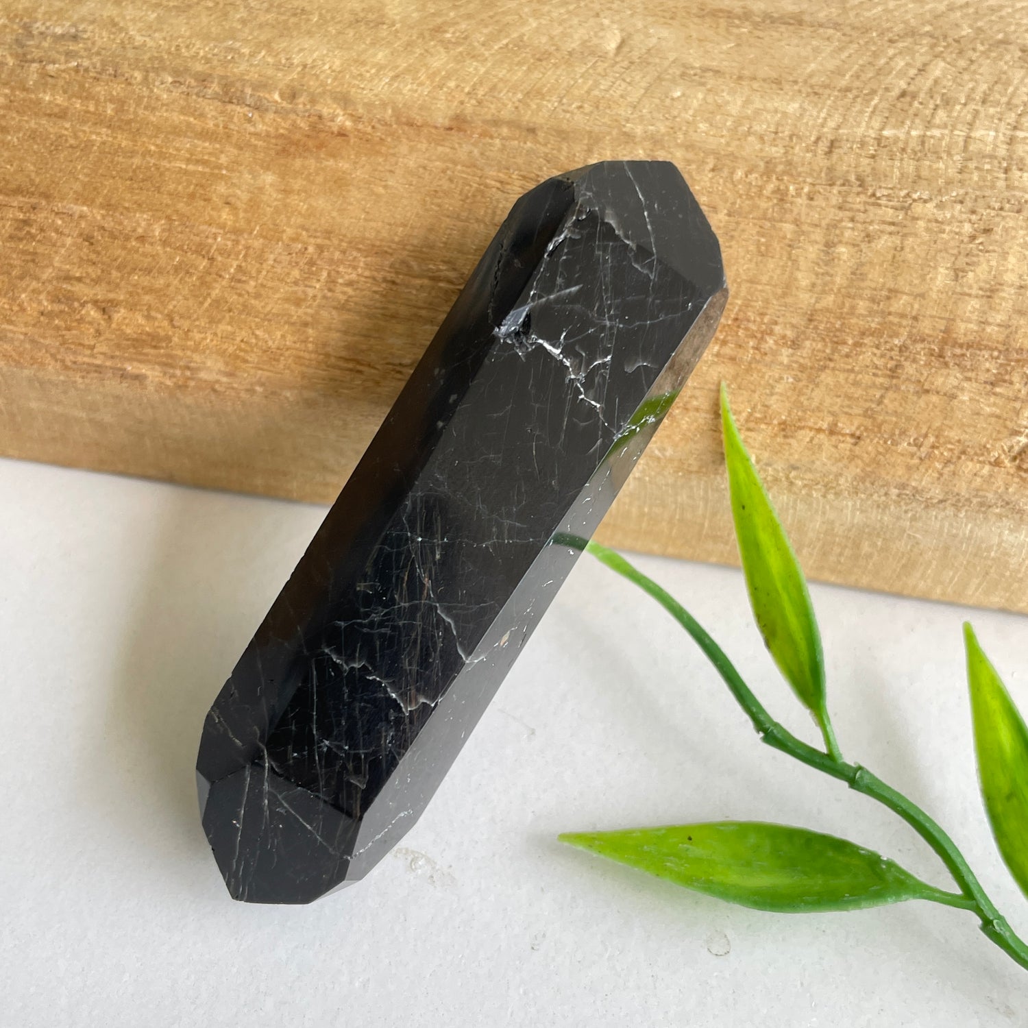Black Tourmaline Double Terminator 6.4cm