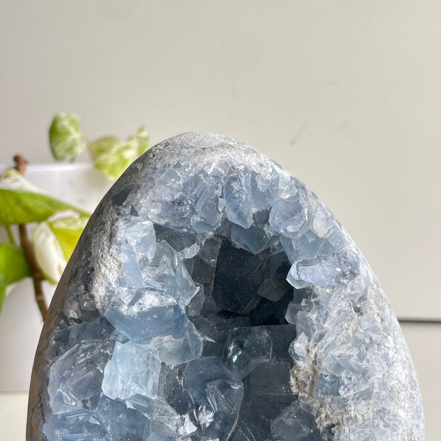 Celestite Geode Egg 2.672kg