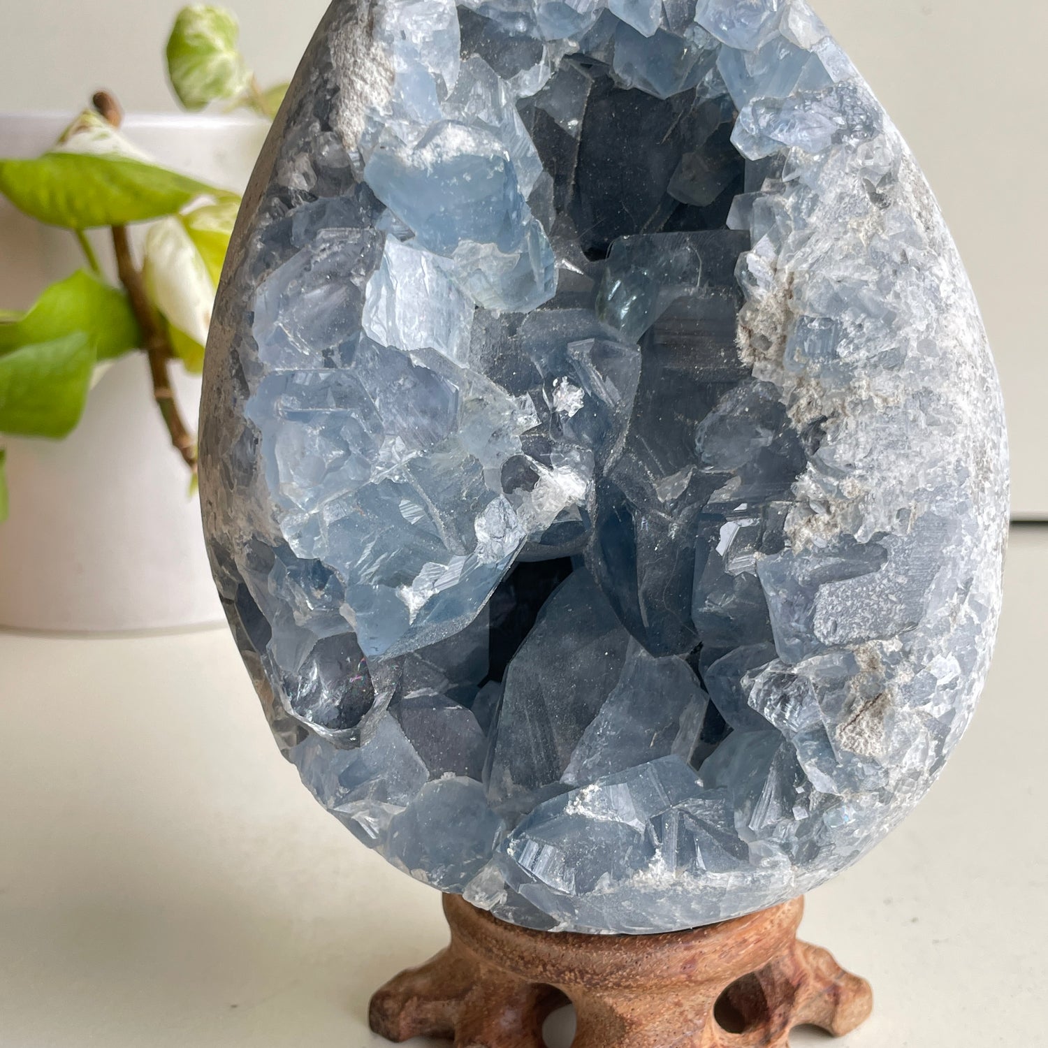 Celestite Geode Egg 2.672kg